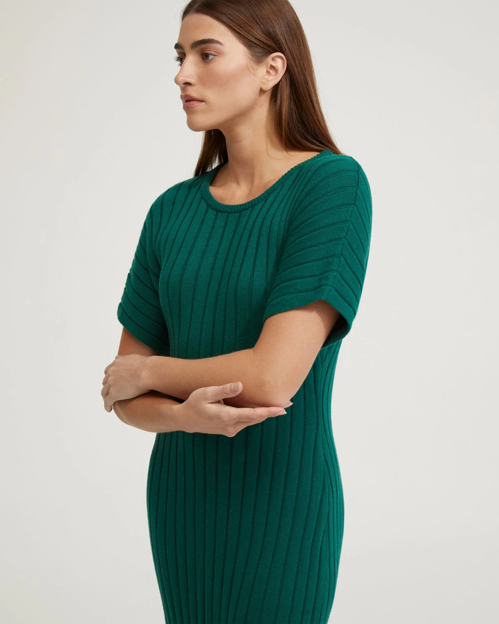 Maya Rib Short Sleeve Dress - Image 11