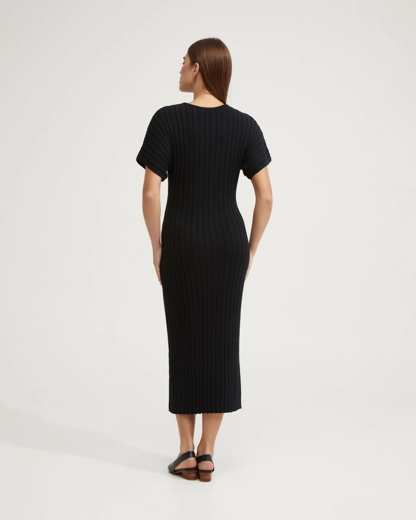 Maya Rib Short Sleeve Dress - Image 16