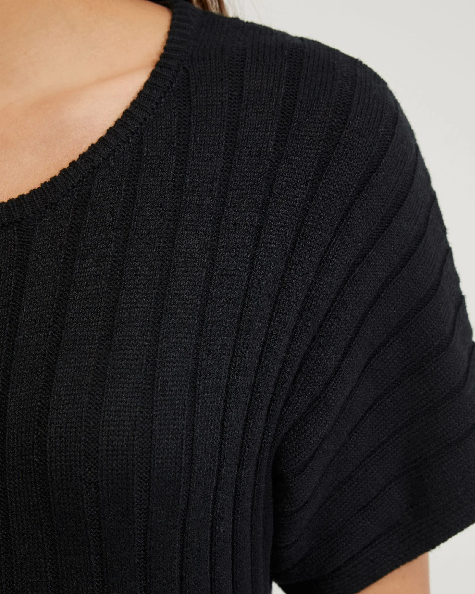 Maya Rib Short Sleeve Dress - Image 19