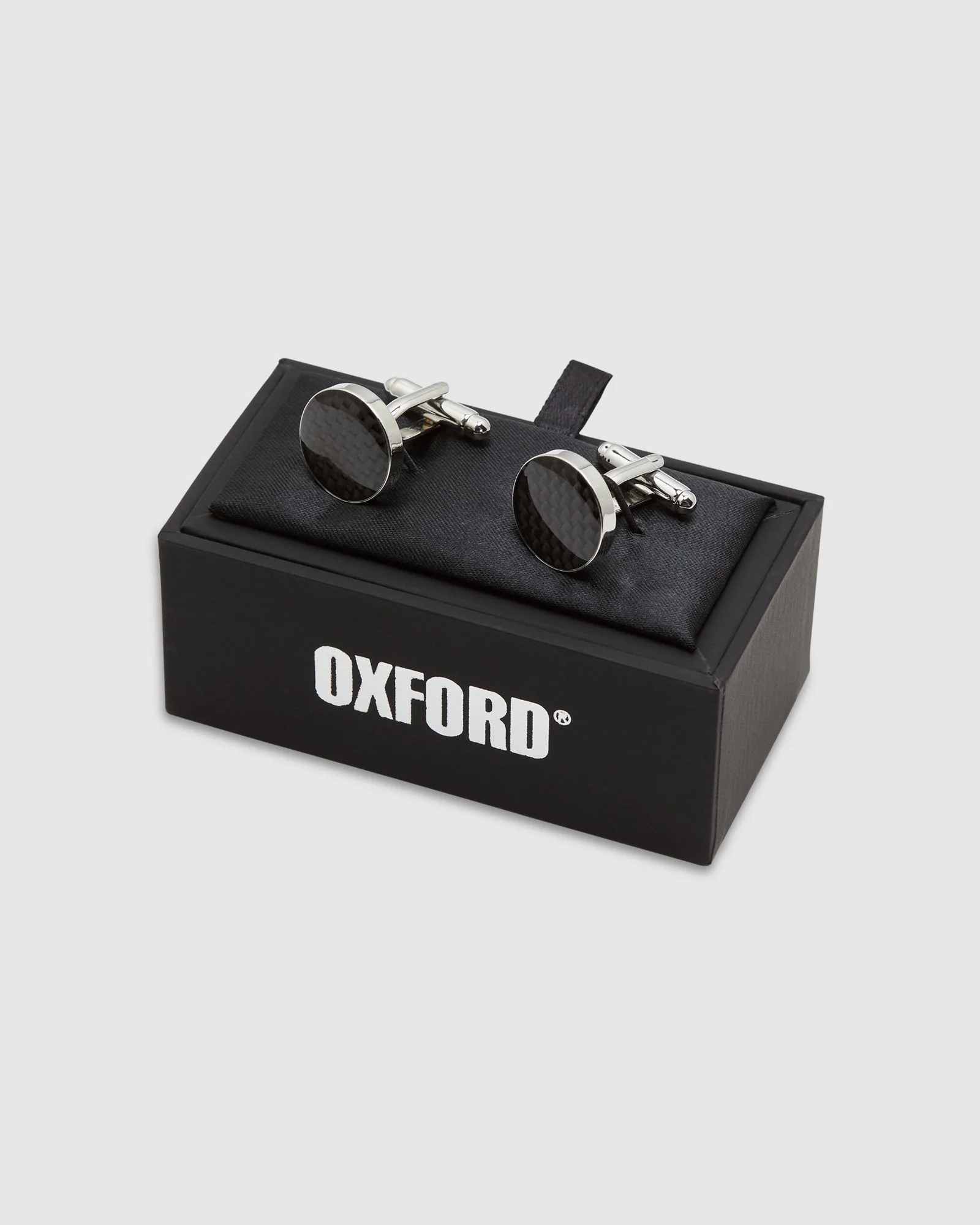 Mens Dark Circle Cuff Link