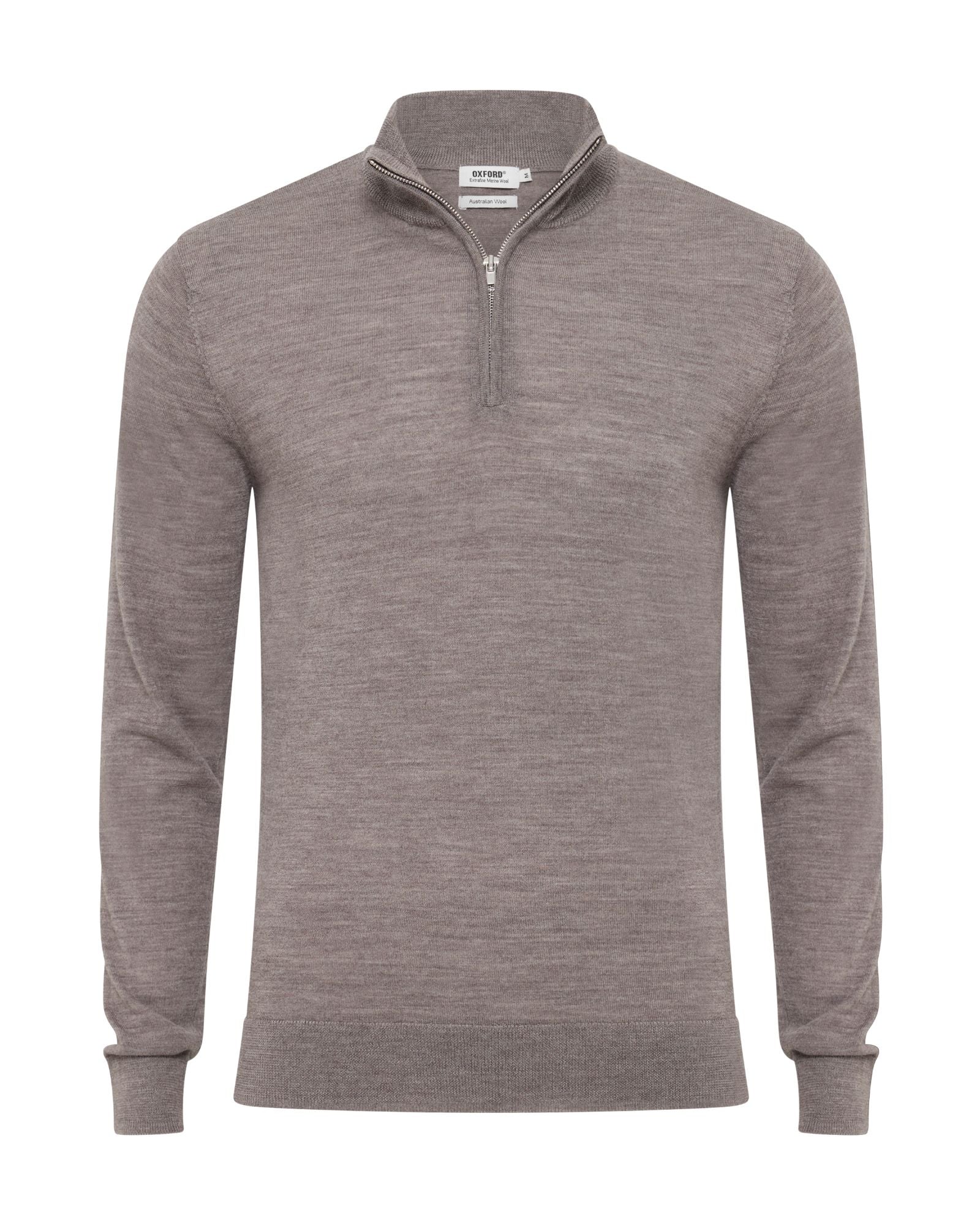 Merino Zip-Neck Wool Pullover - Image 22
