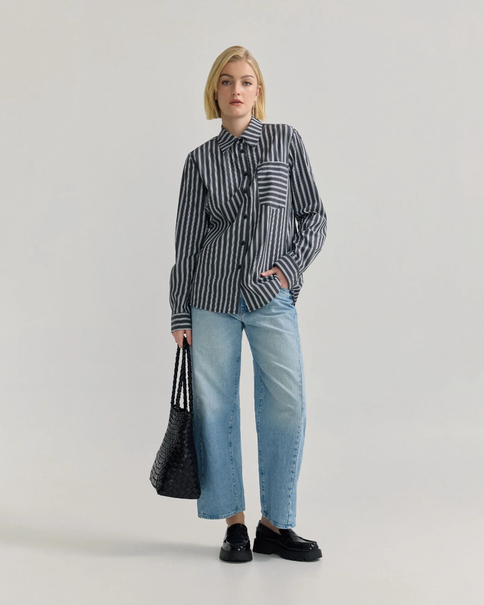 Mia Stretch Cotton Shirt - Image 8