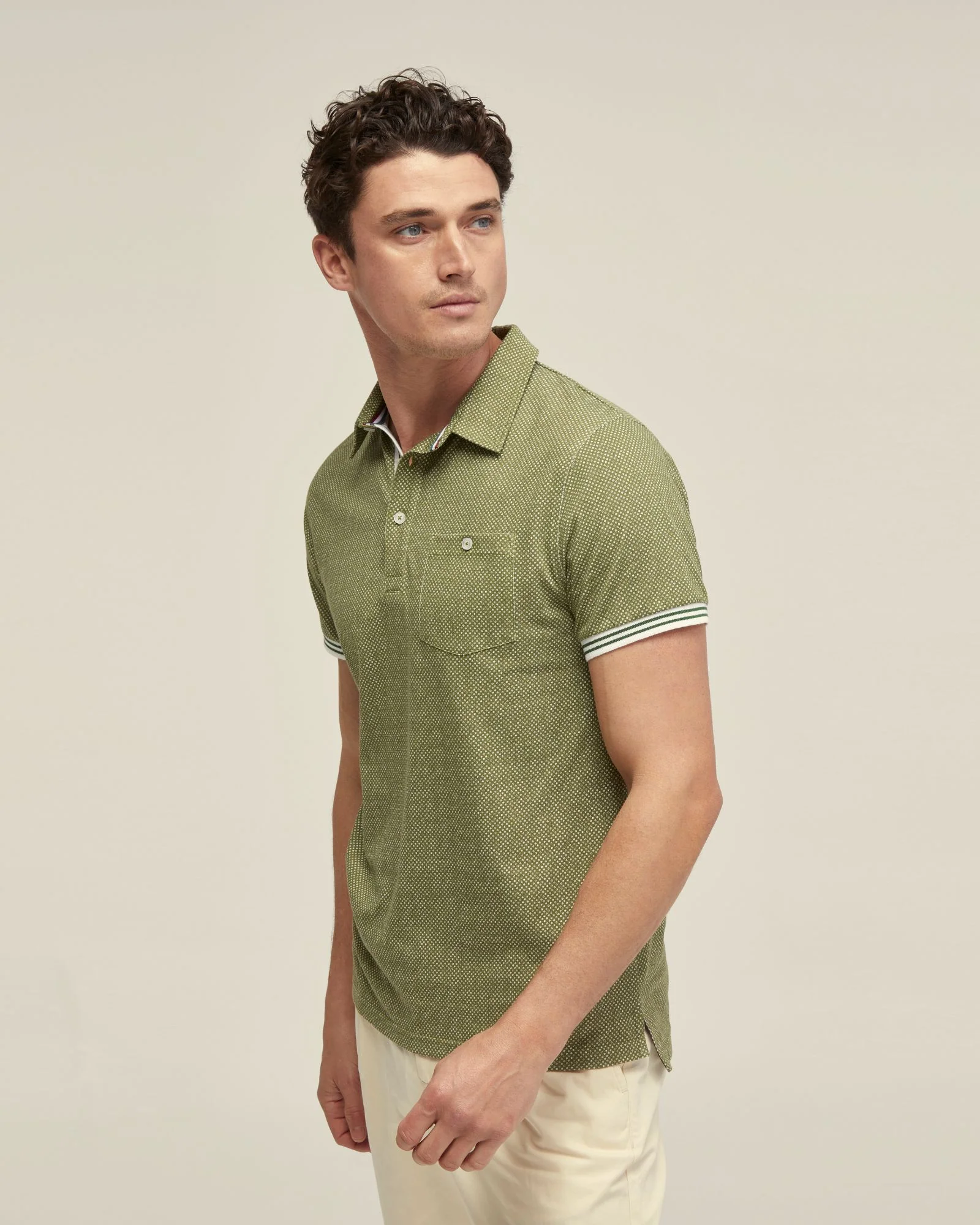 Milo Cotton Jersey Printed Polo - Image 8