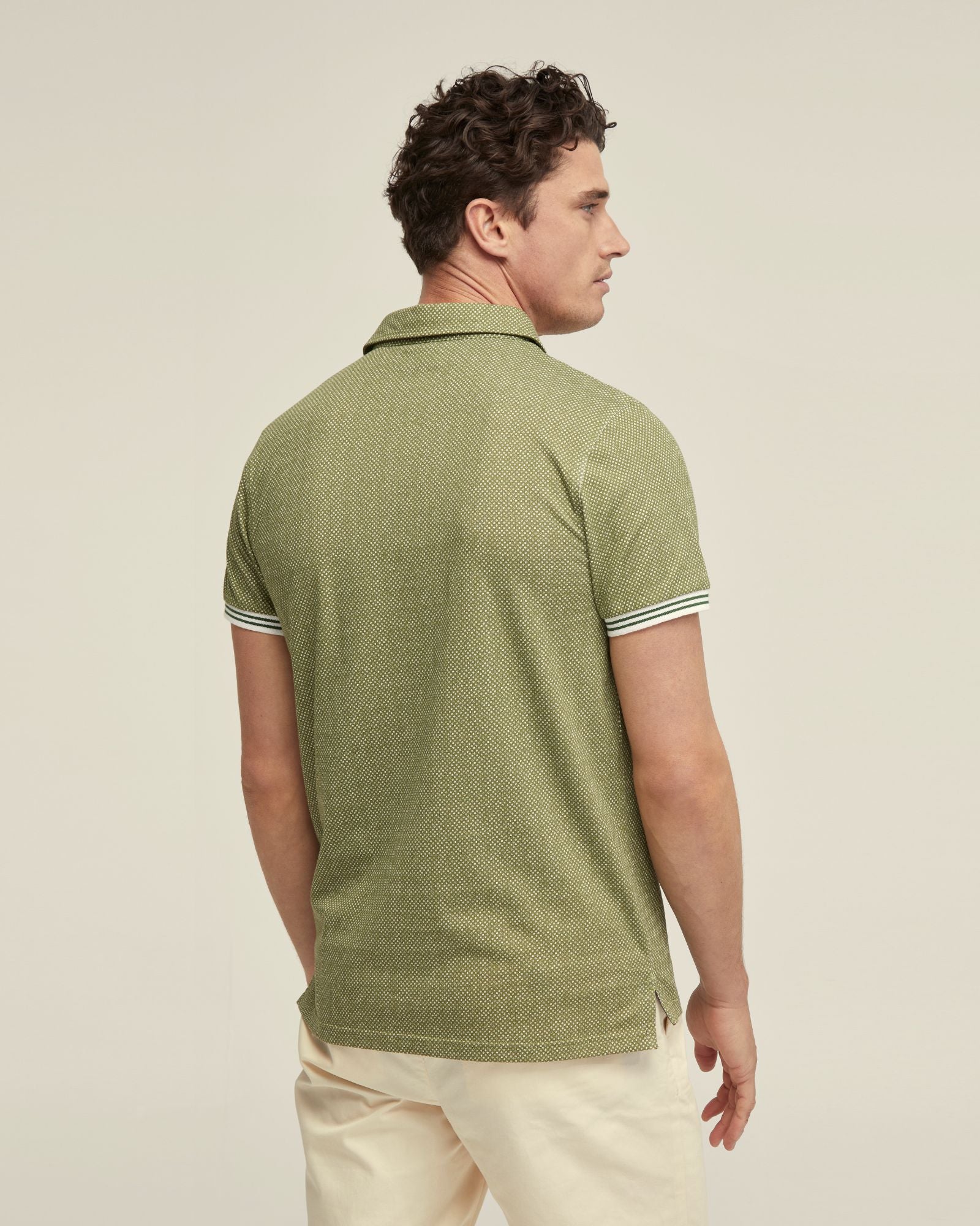 Milo Cotton Jersey Printed Polo - Image 9