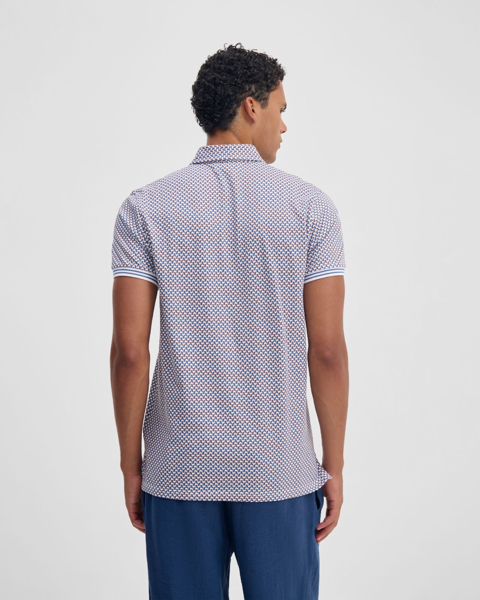 Milo Print Jersey Polo With Pocket - Image 4