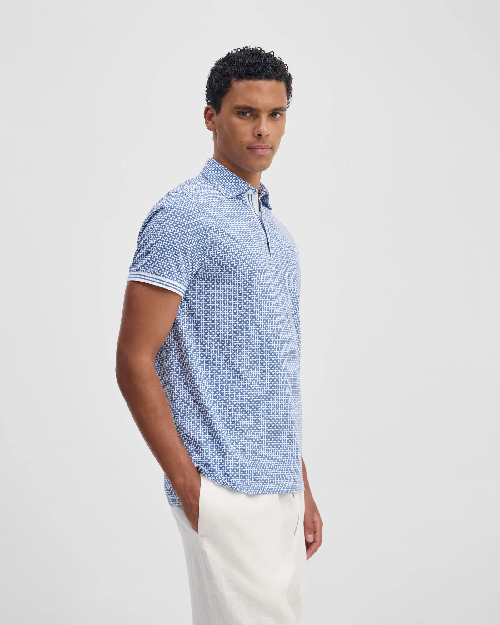 Milo Print Jersey Polo With Pocket - Image 3