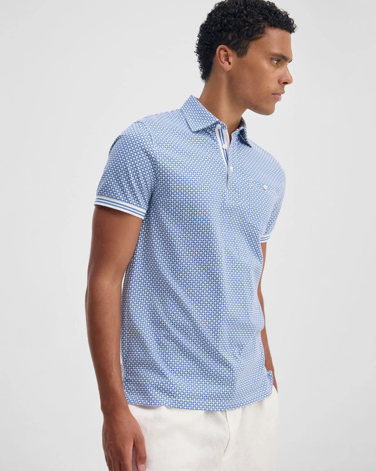 Milo Print Jersey Polo With Pocket - Image 5