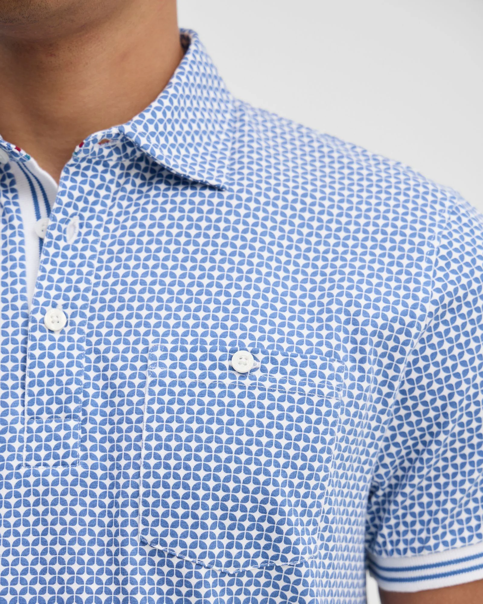 Milo Print Jersey Polo With Pocket - Image 7