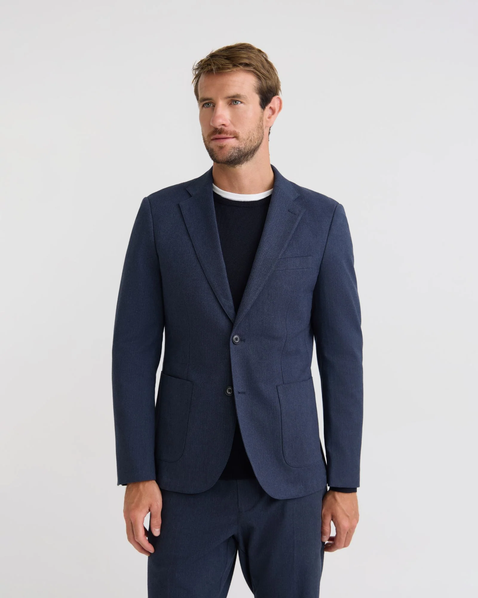 Milton Herringbone Blazer - Image 5