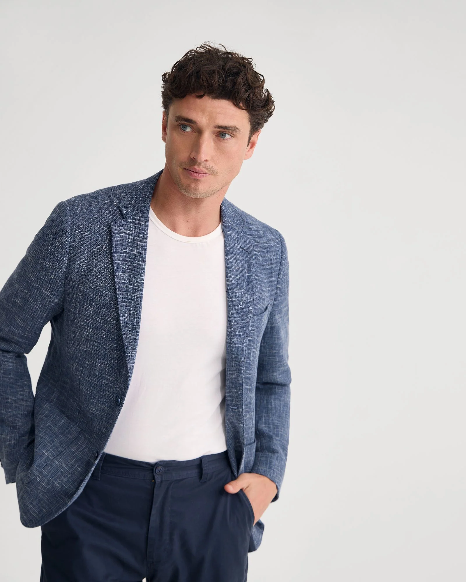 Milton Linen Blazer - Image 5