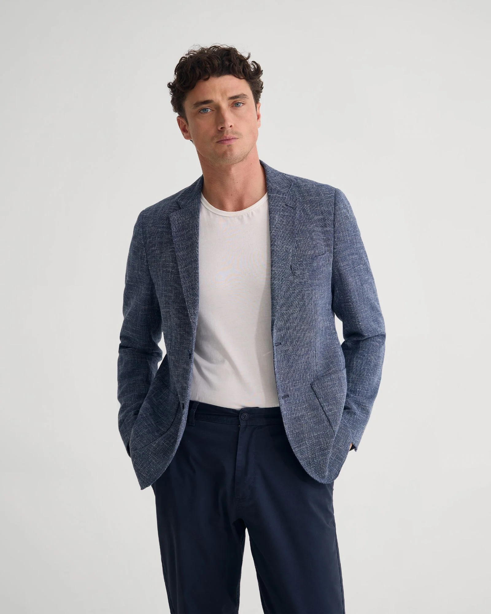 Milton Linen Blazer - Image 6