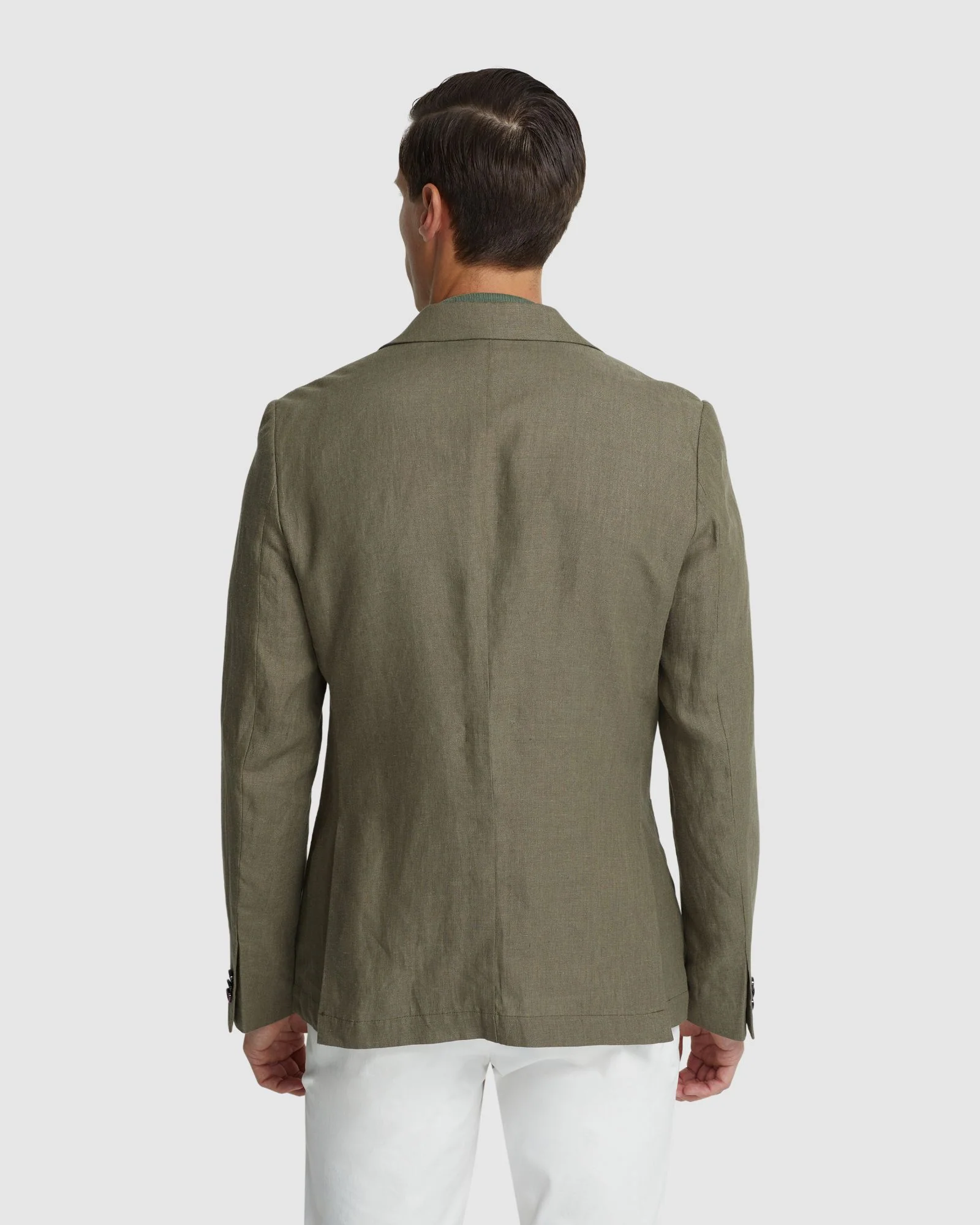 Milton Linen Blazer With Peak Lapel - Image 11