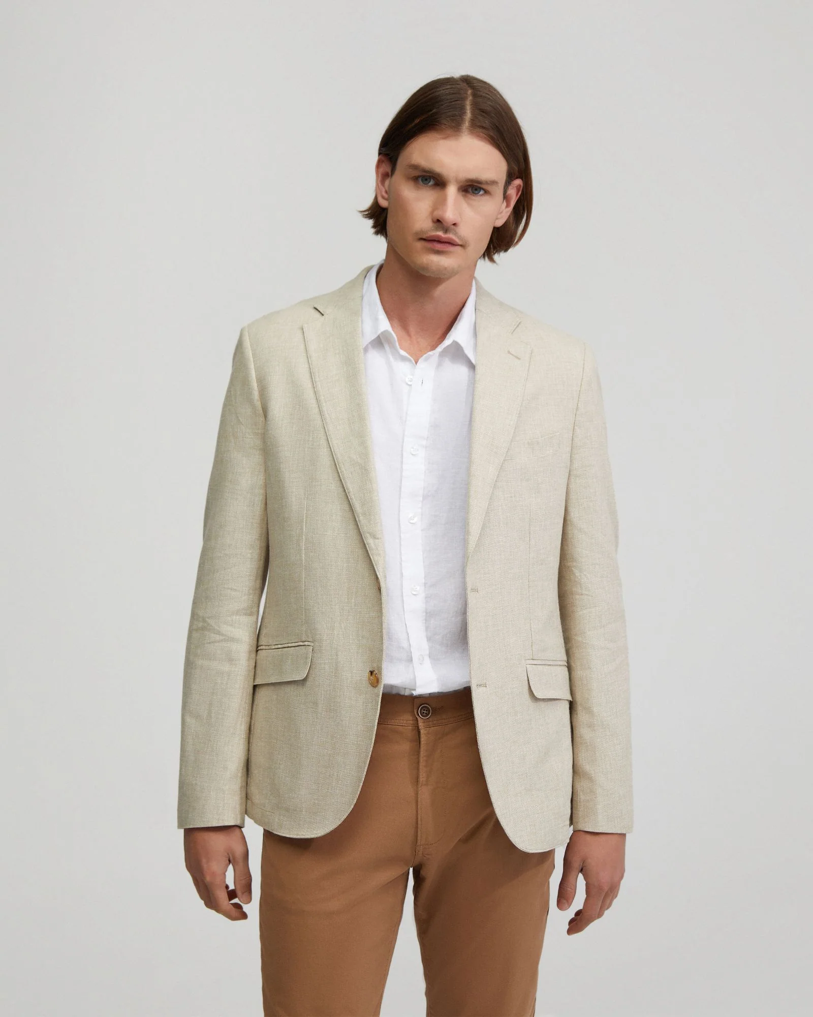 Milton Linen Blend Blazer - Image 11