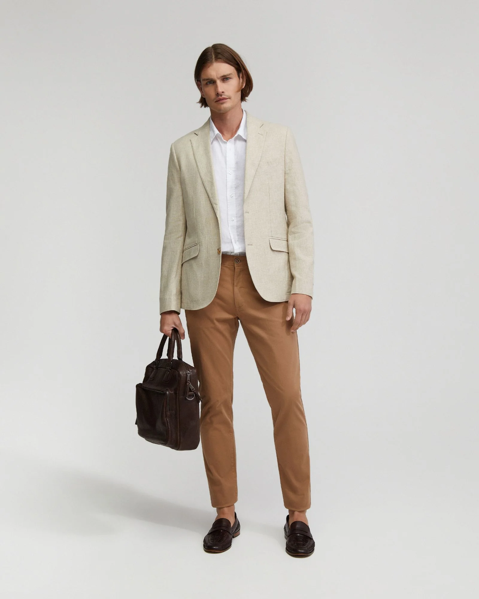 Milton Linen Blend Blazer - Image 7
