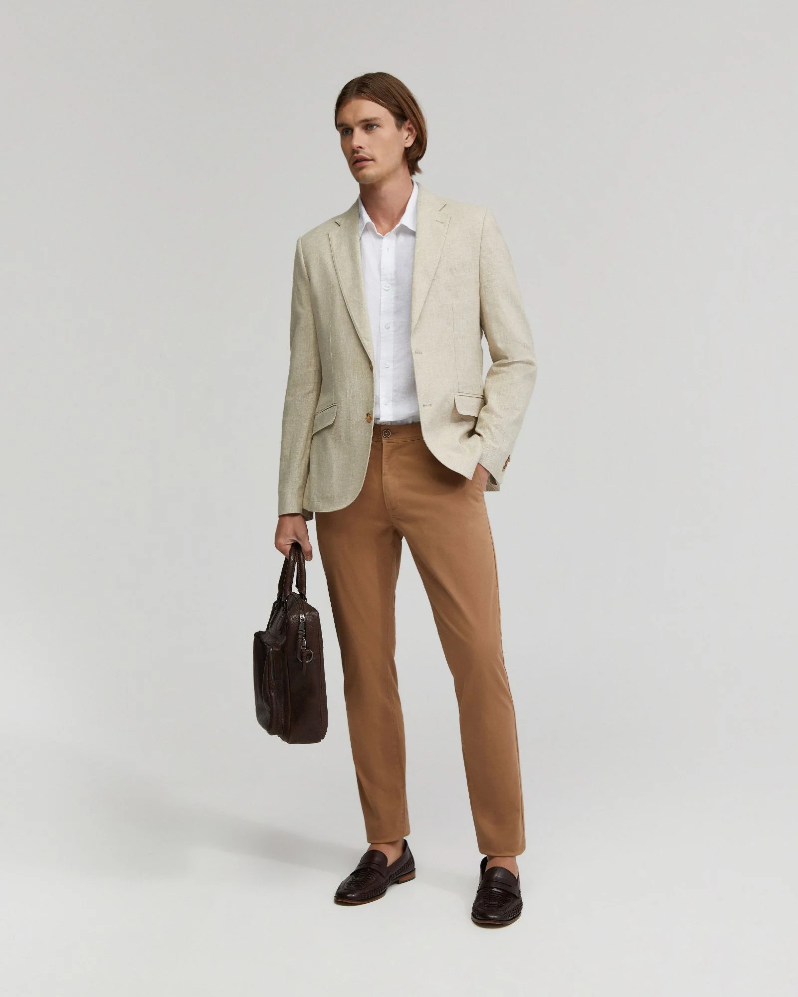 Milton Linen Blend Blazer - Image 8