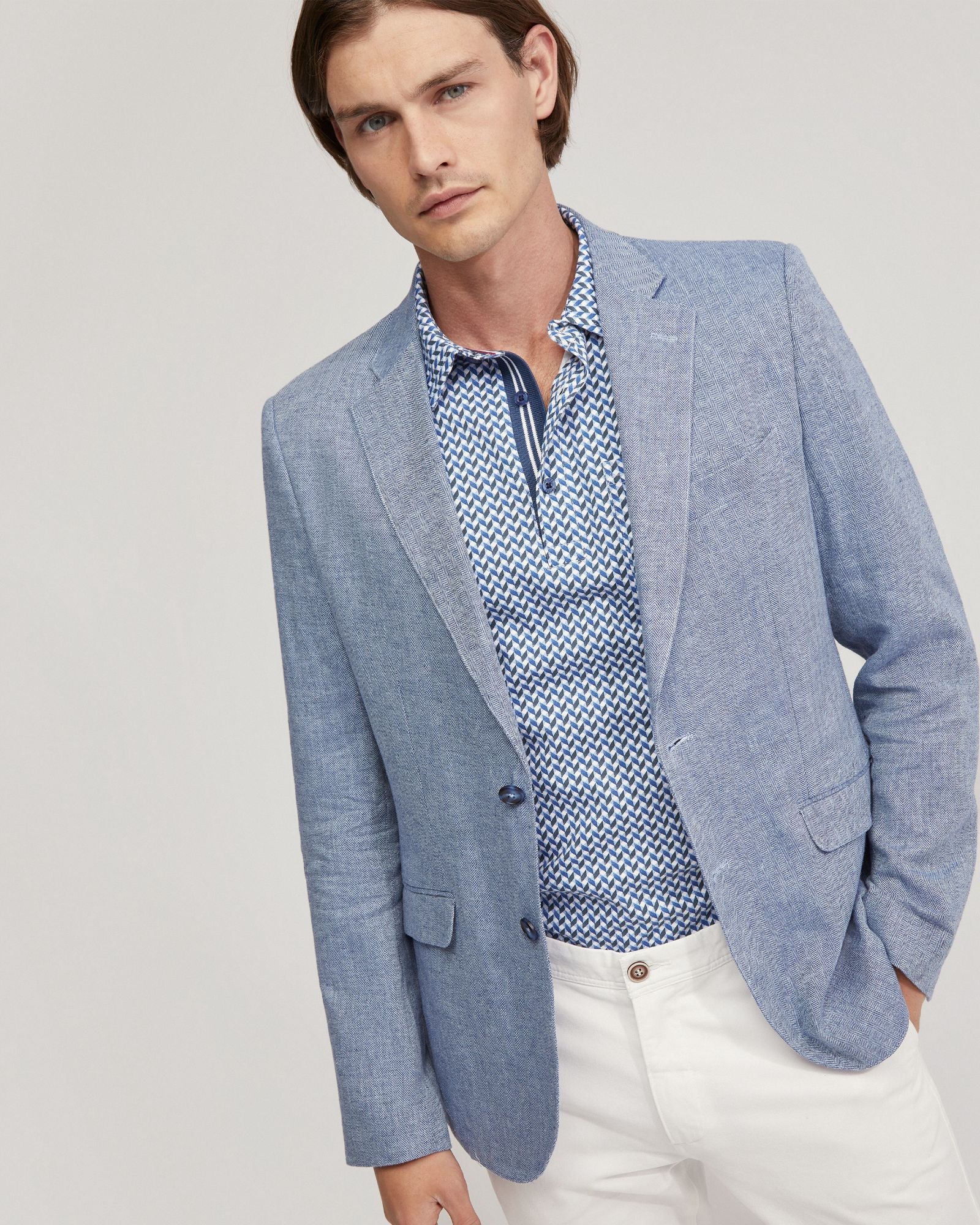Milton Linen Blend Blazer - Image 4