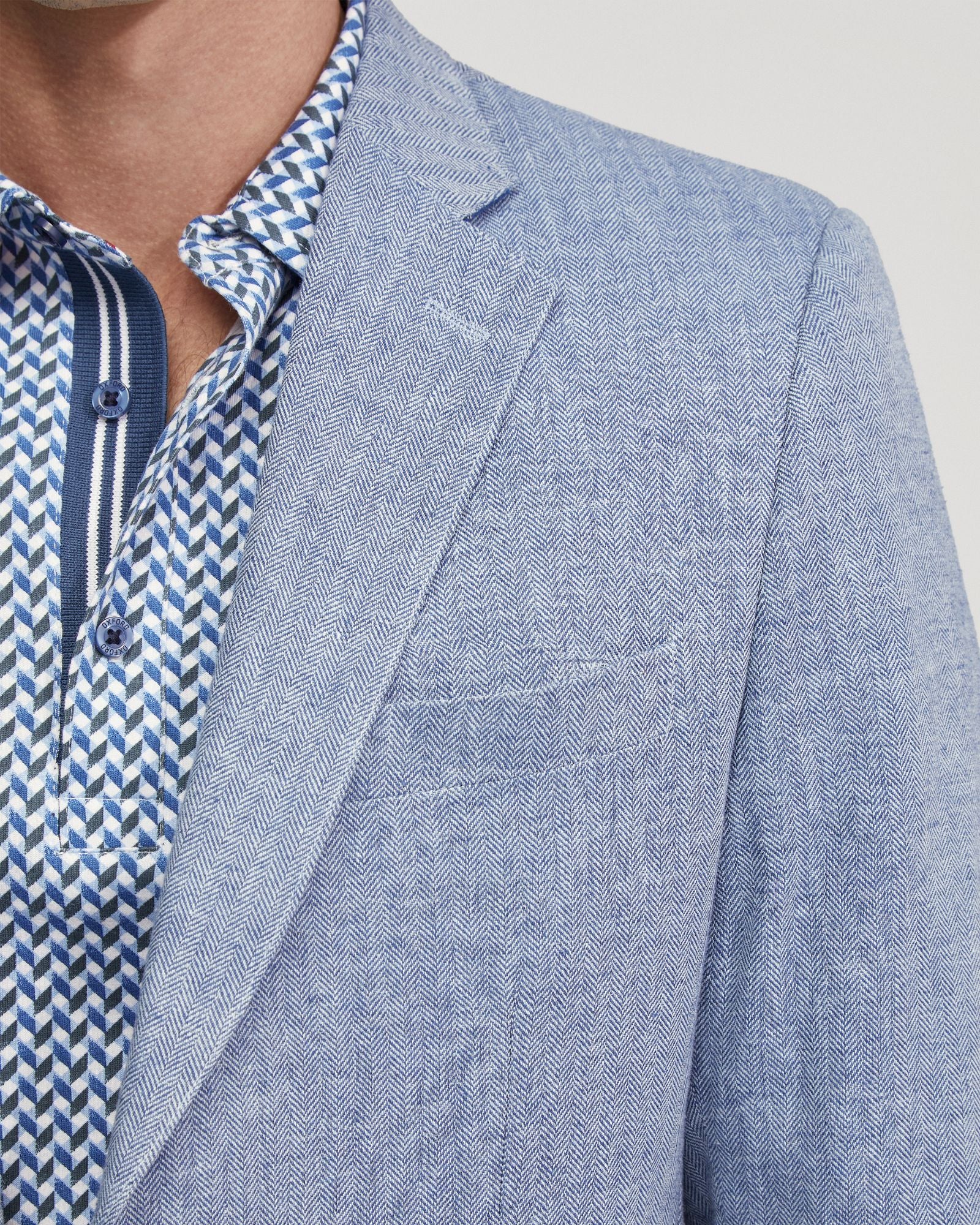 Milton Linen Blend Blazer - Image 6