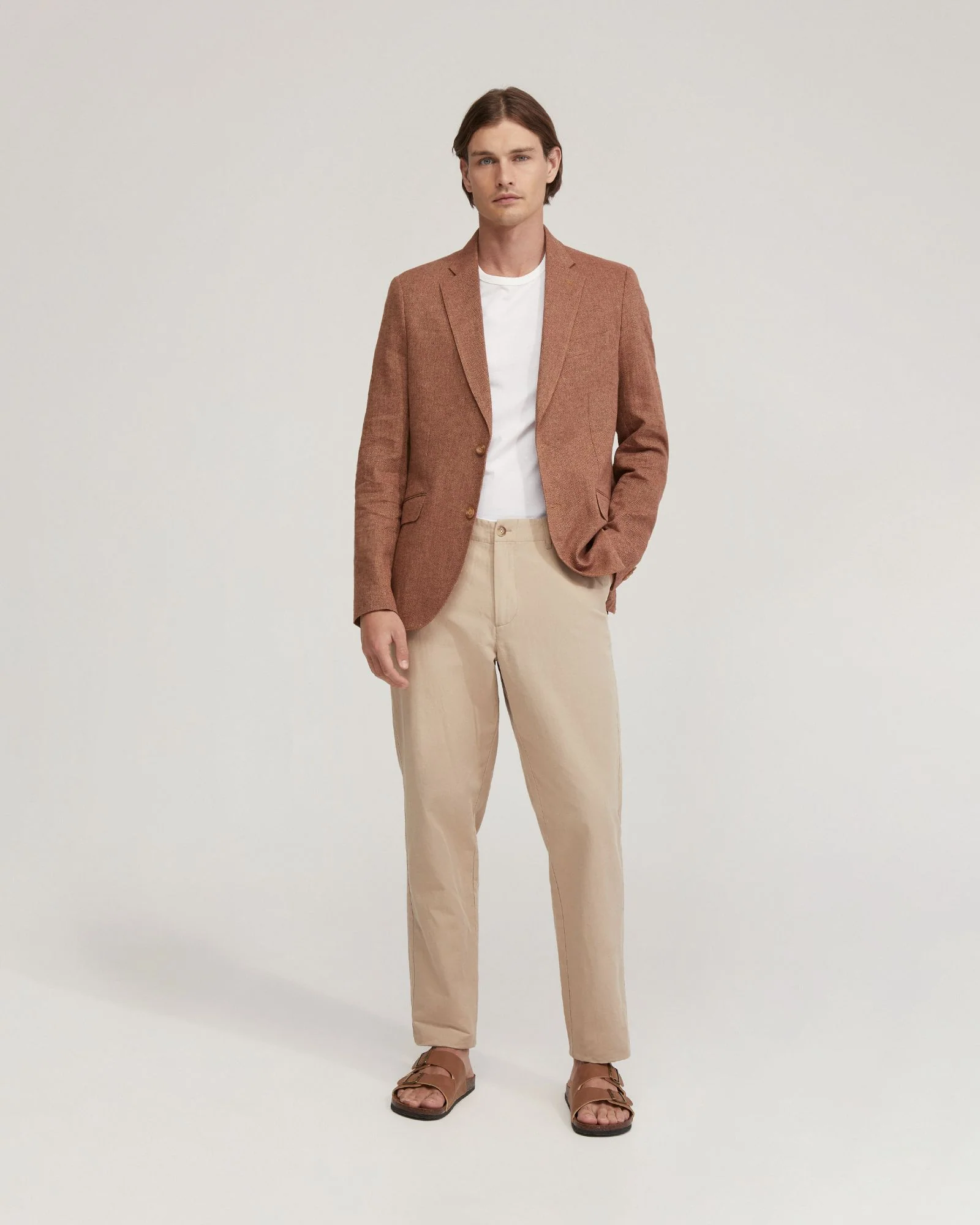 Milton Linen Blend Blazer - Image 7