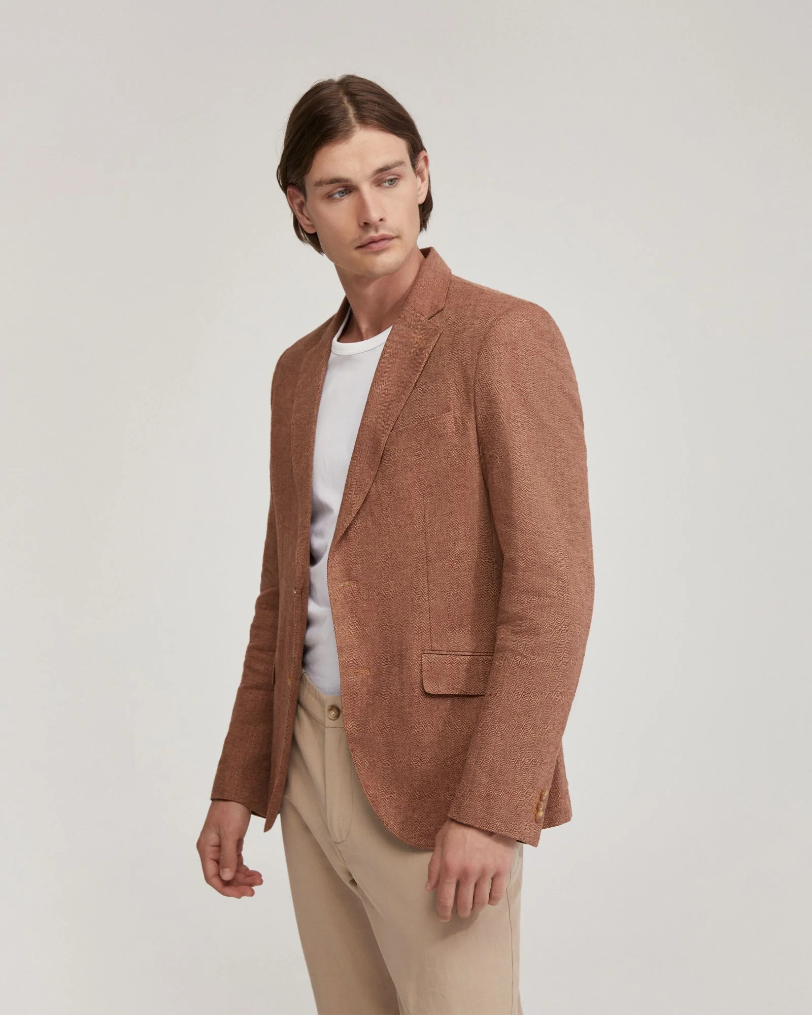 Milton Linen Blend Blazer - Image 8