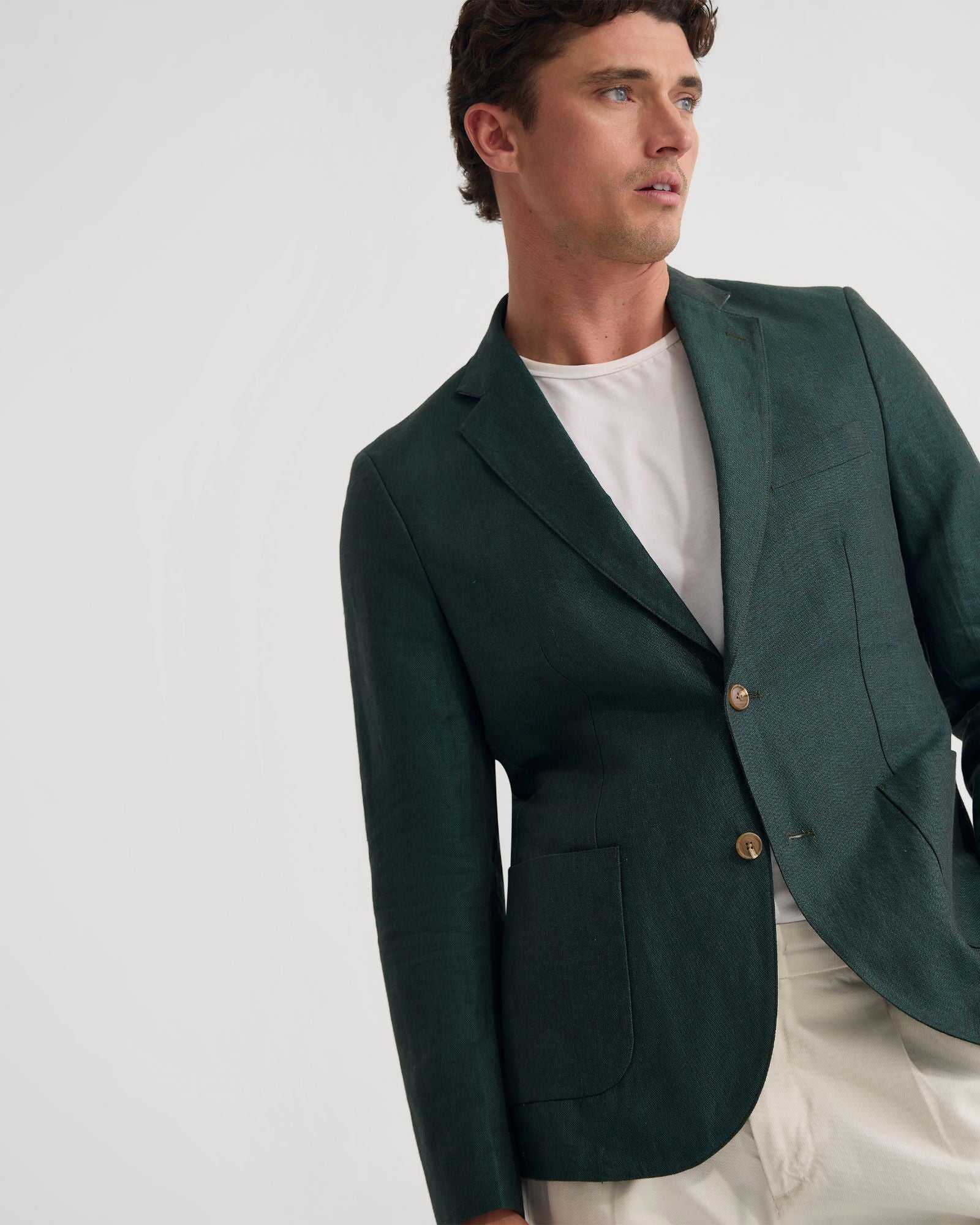 Milton Linen Blend Blazer - Image 11