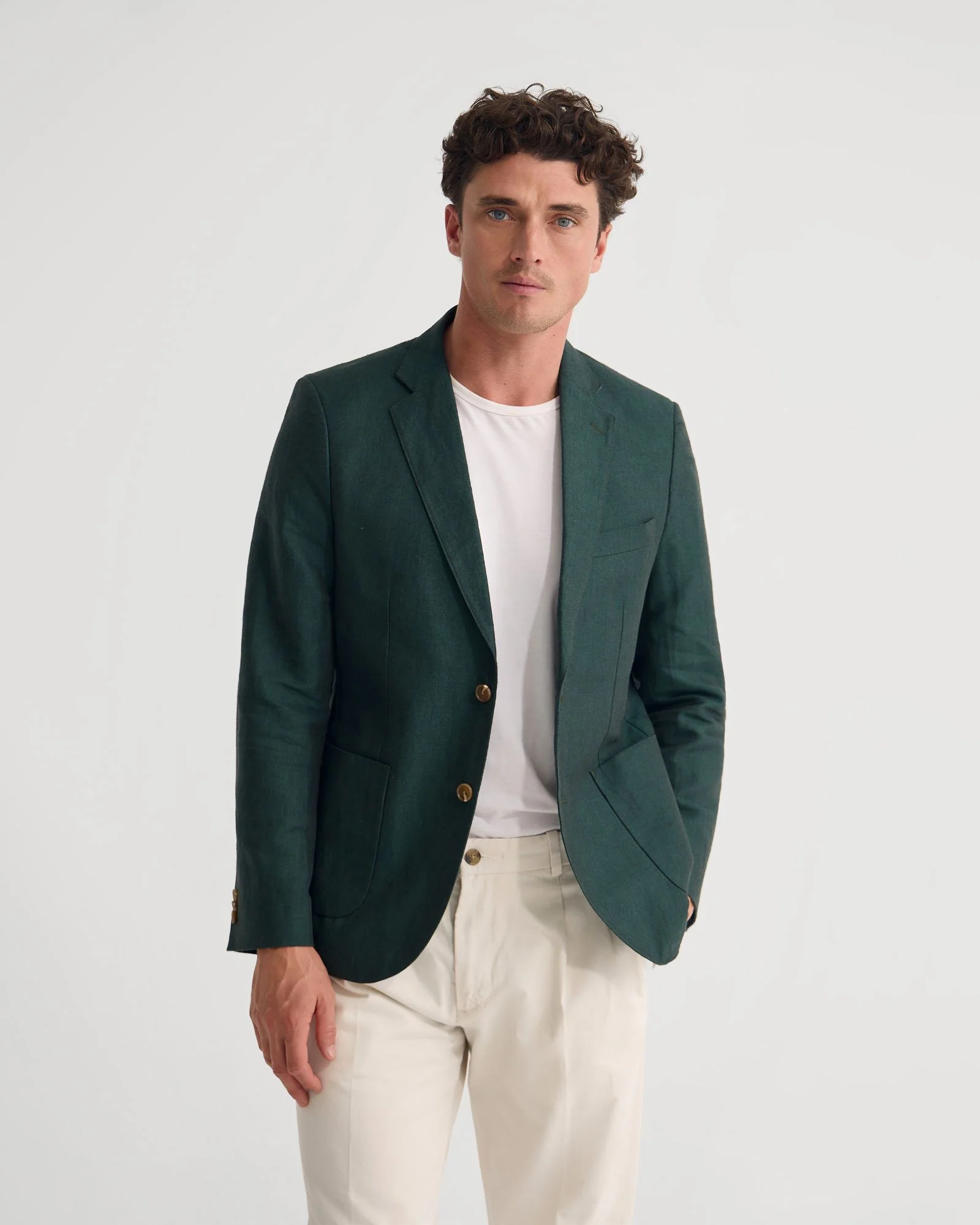 Milton Linen Blend Blazer - Image 12