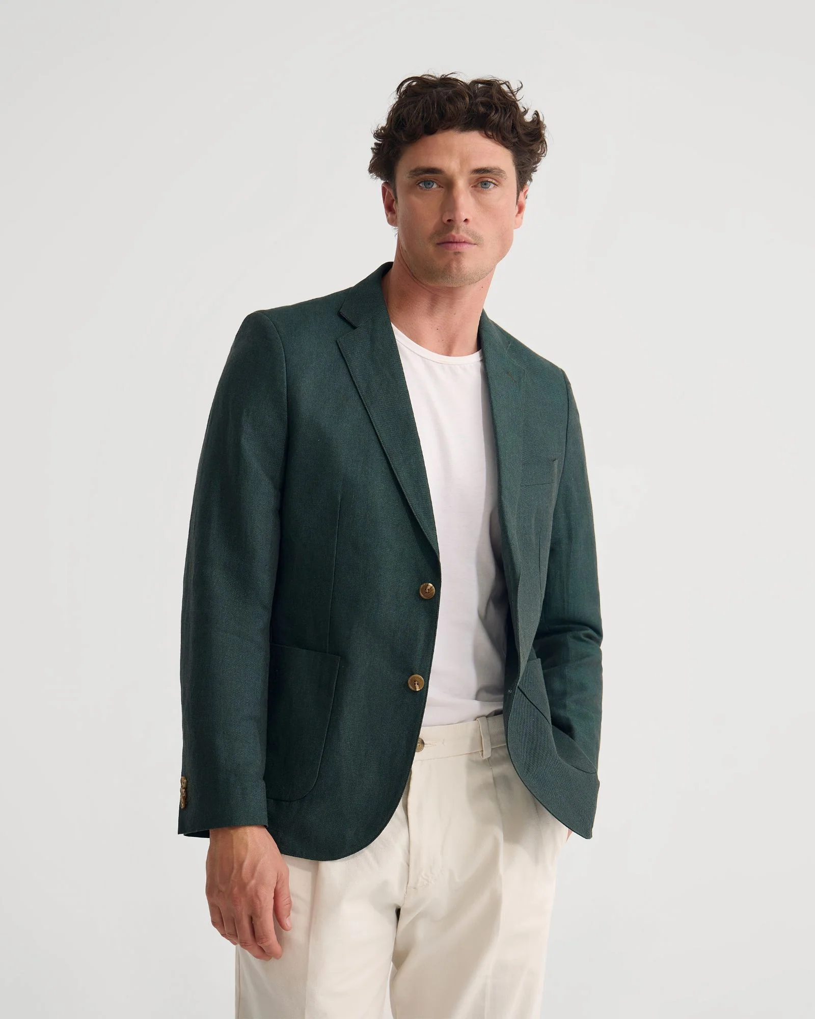 Milton Linen Blend Blazer - Image 14