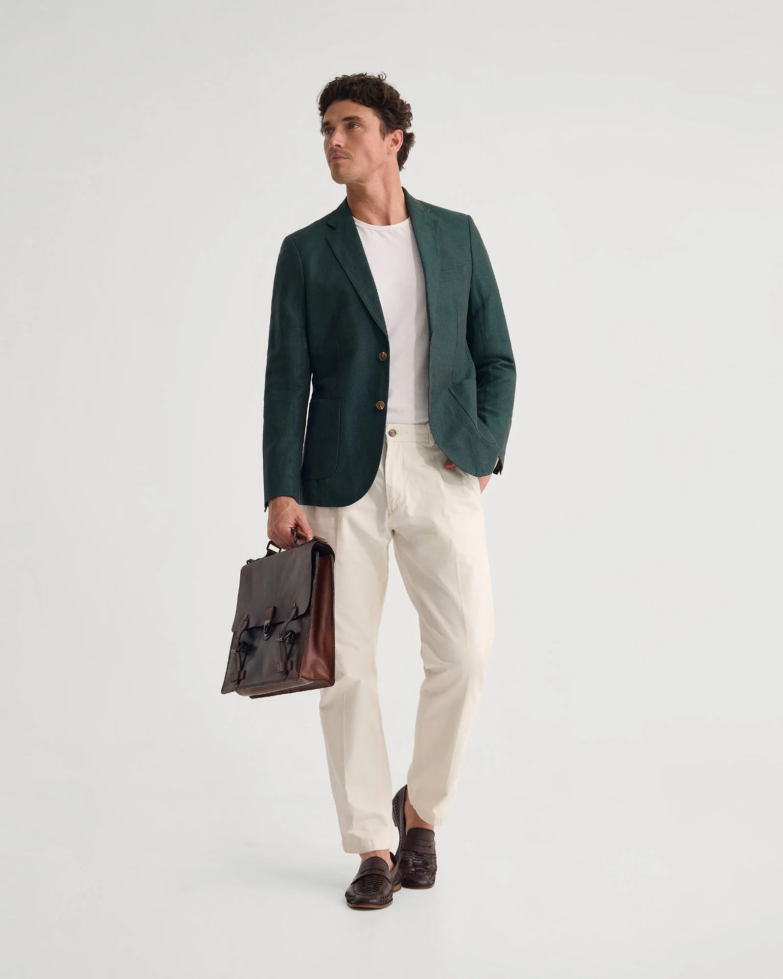 Milton Linen Blend Blazer - Image 15