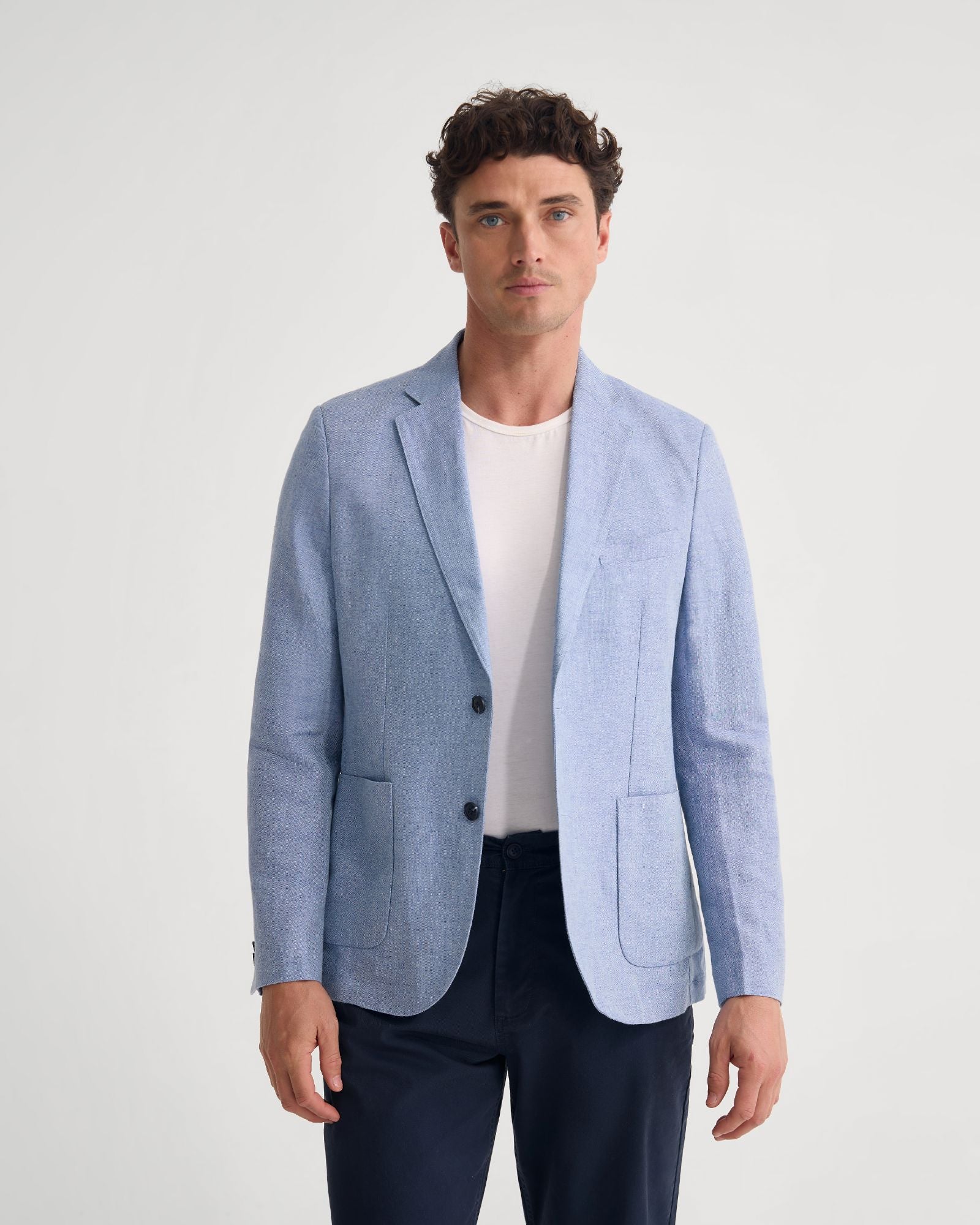 Milton Linen Blend Blazer - Image 5