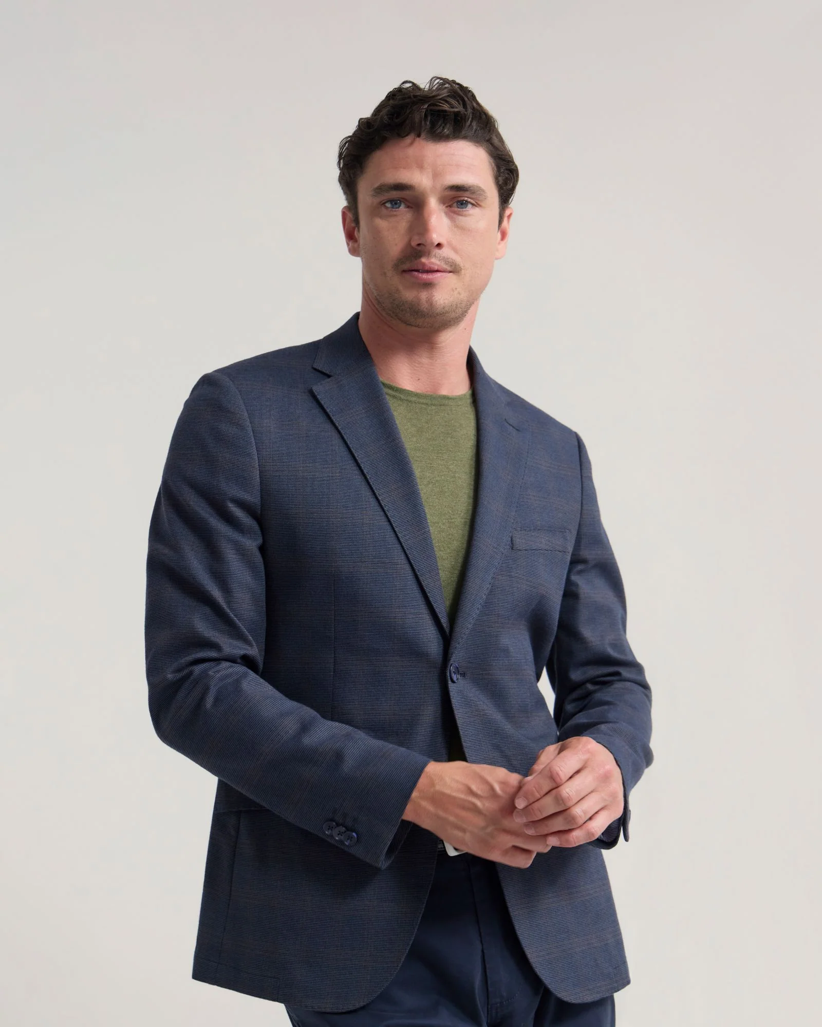 Milton Stretch Cotton Blazer - Image 5