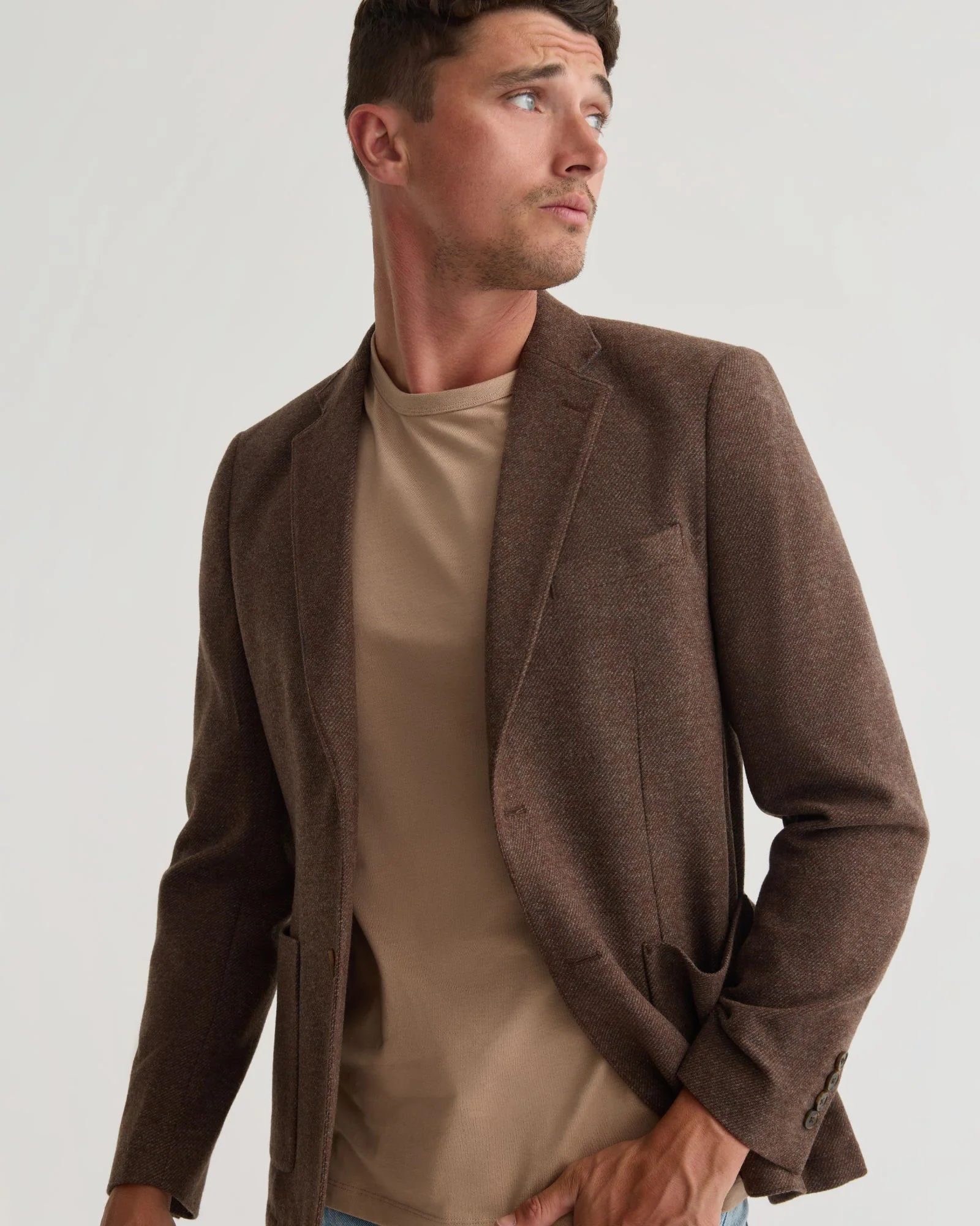 Milton Twill Wool Blazer - Image 4