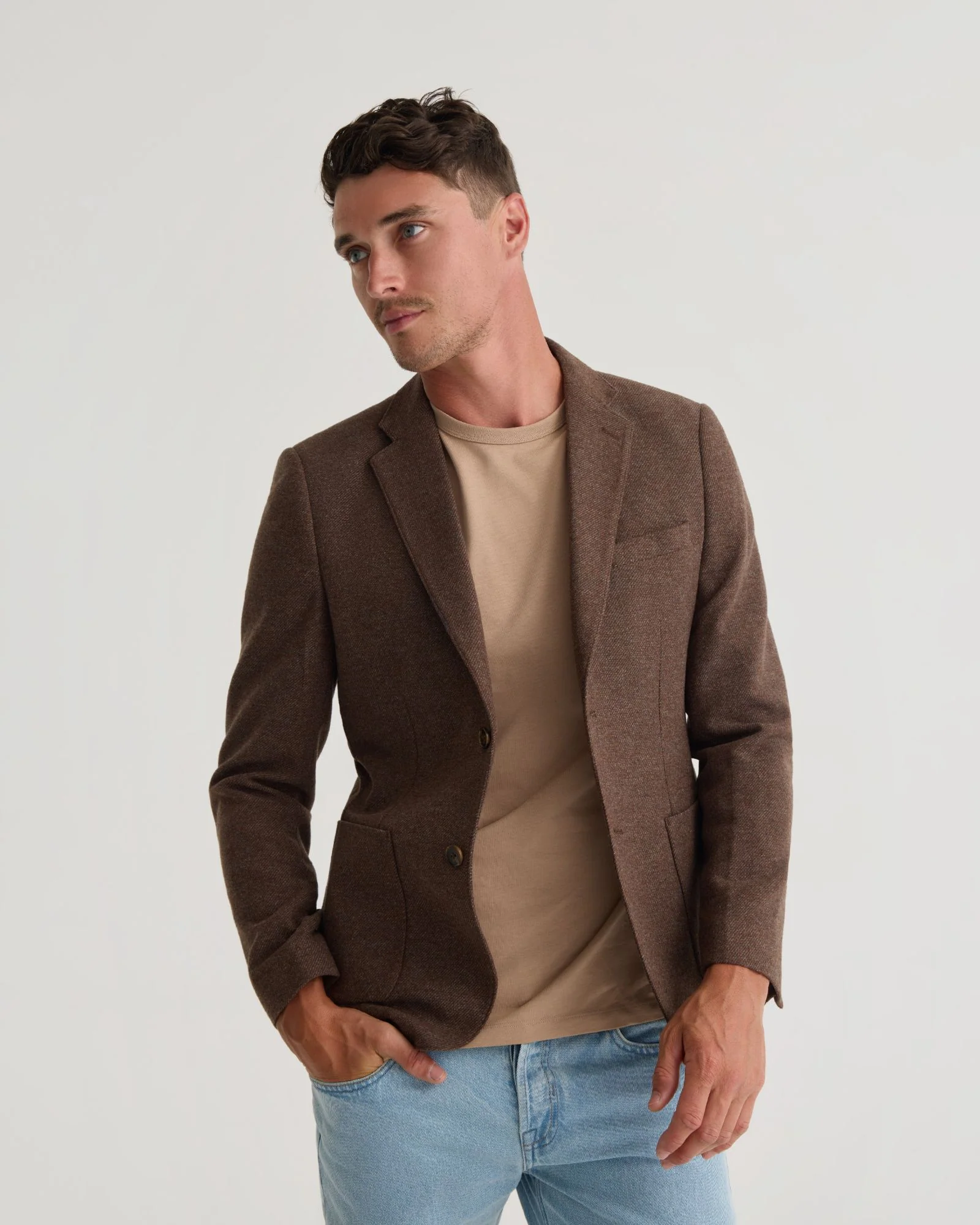 Milton Twill Wool Blazer - Image 5