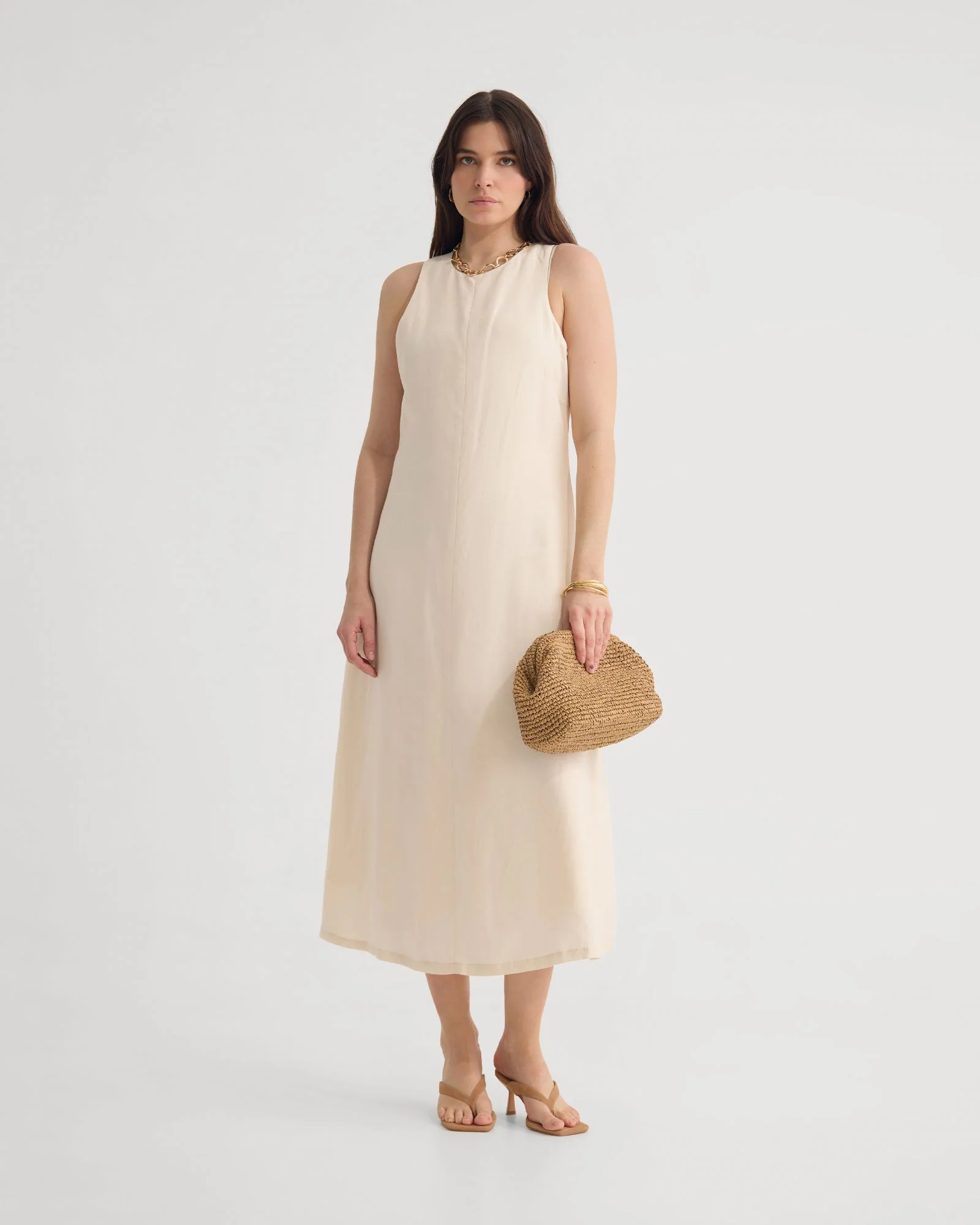 Miriam Linen Blend Dress