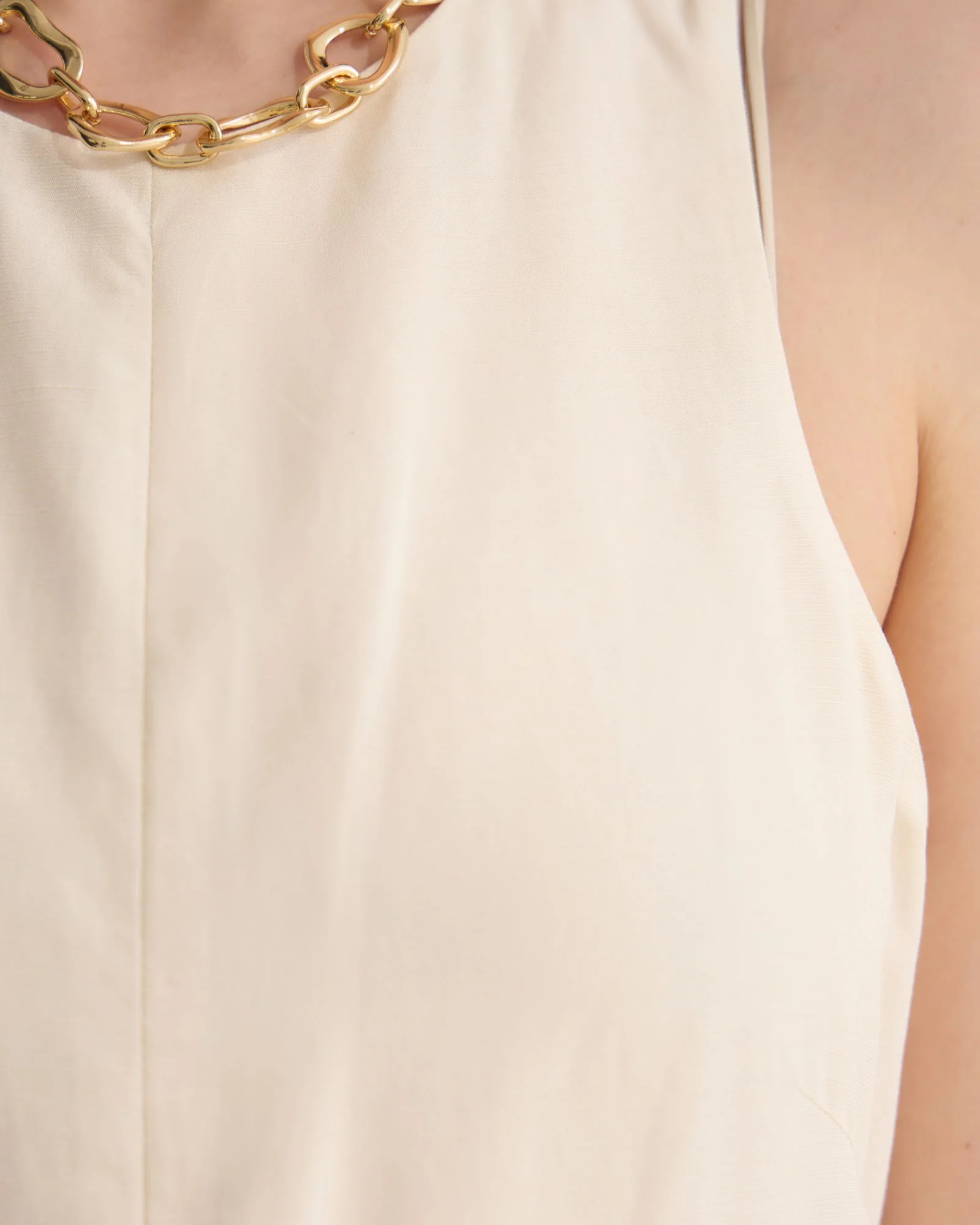 Miriam Linen Blend Dress - Image 6