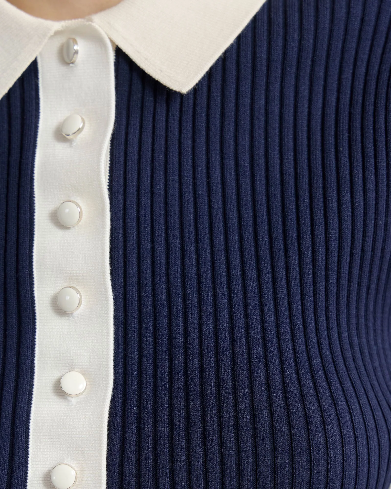 Monique Rib Polo Knit - Image 5