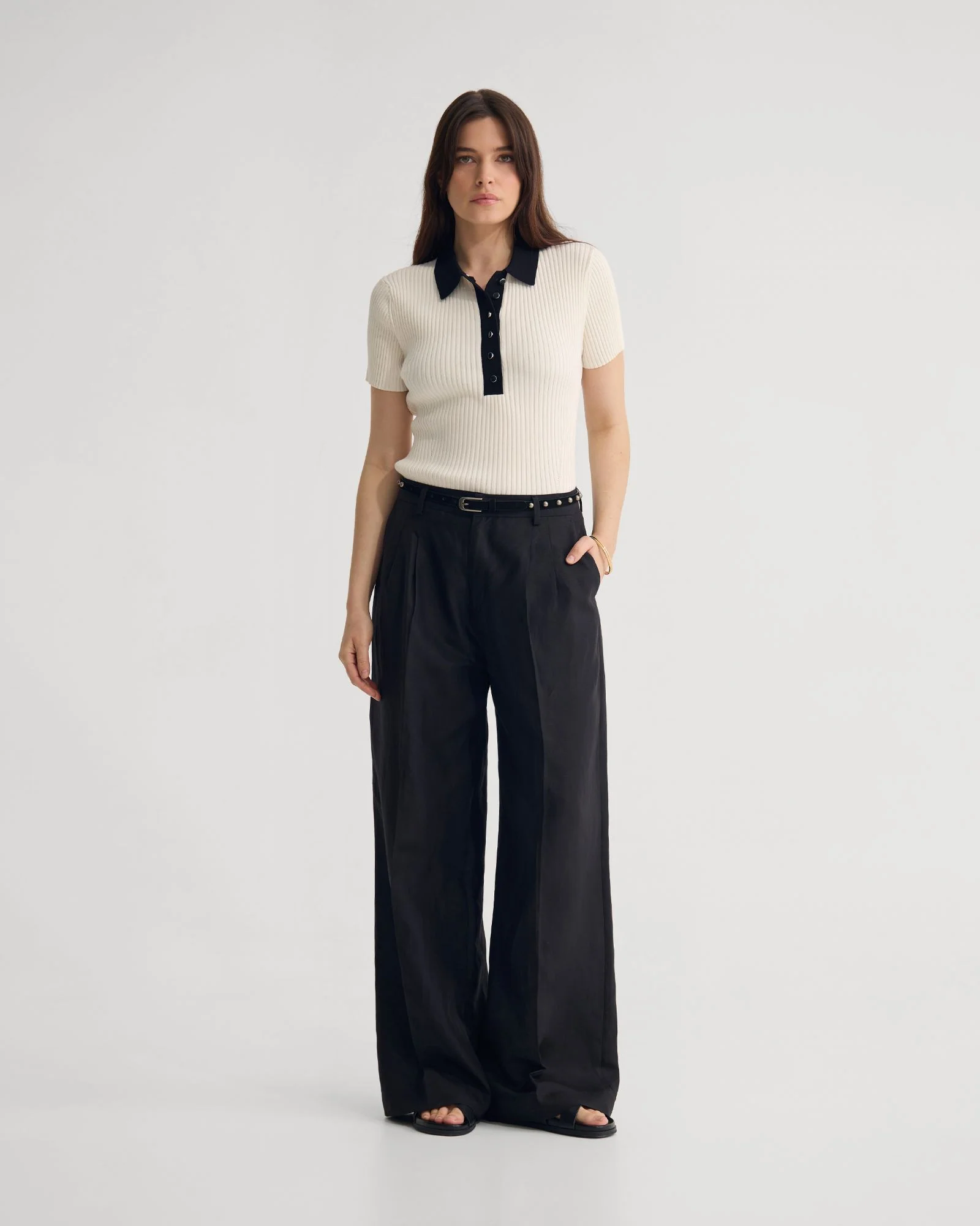 Monique Rib Polo Knit - Image 6