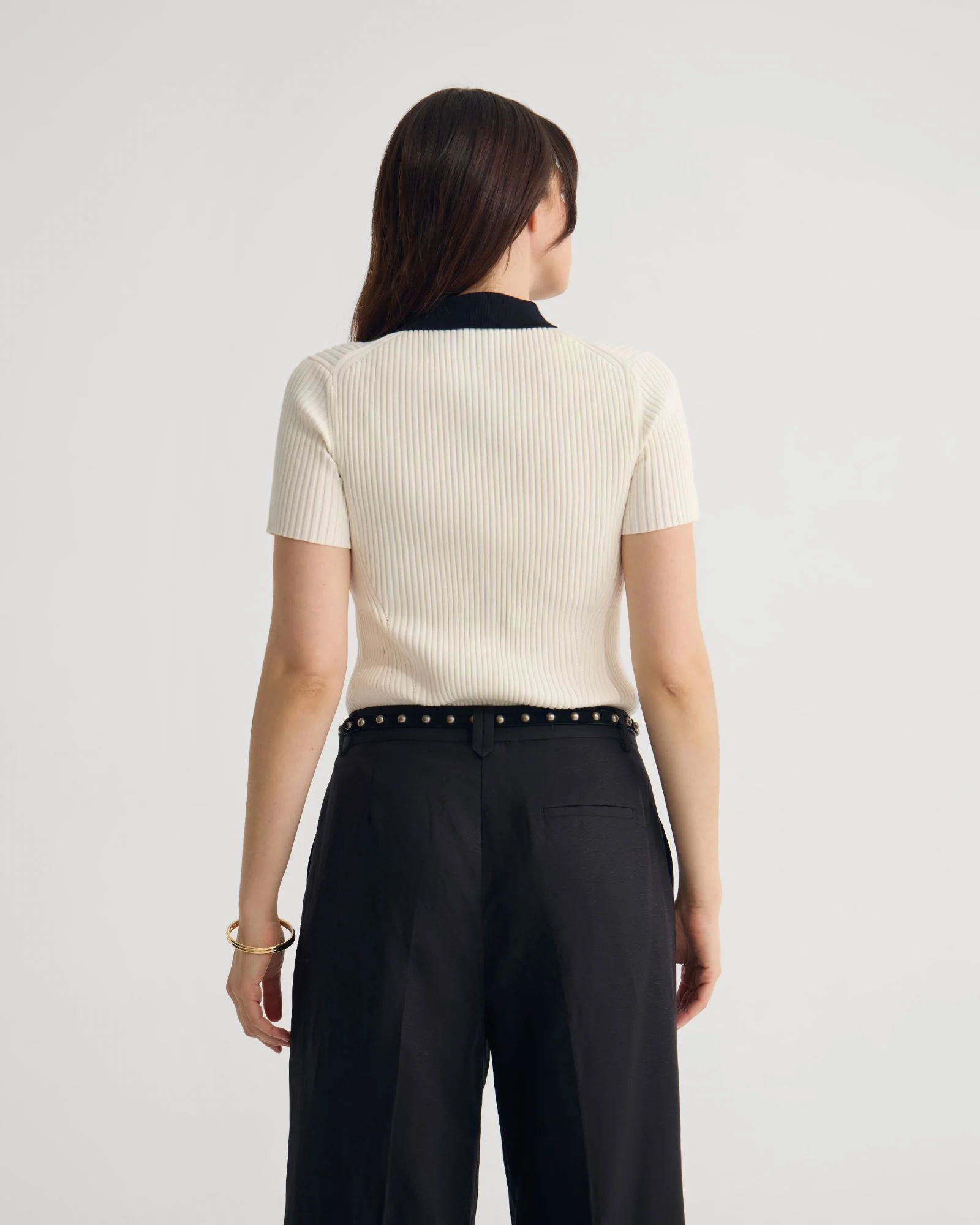 Monique Rib Polo Knit - Image 8