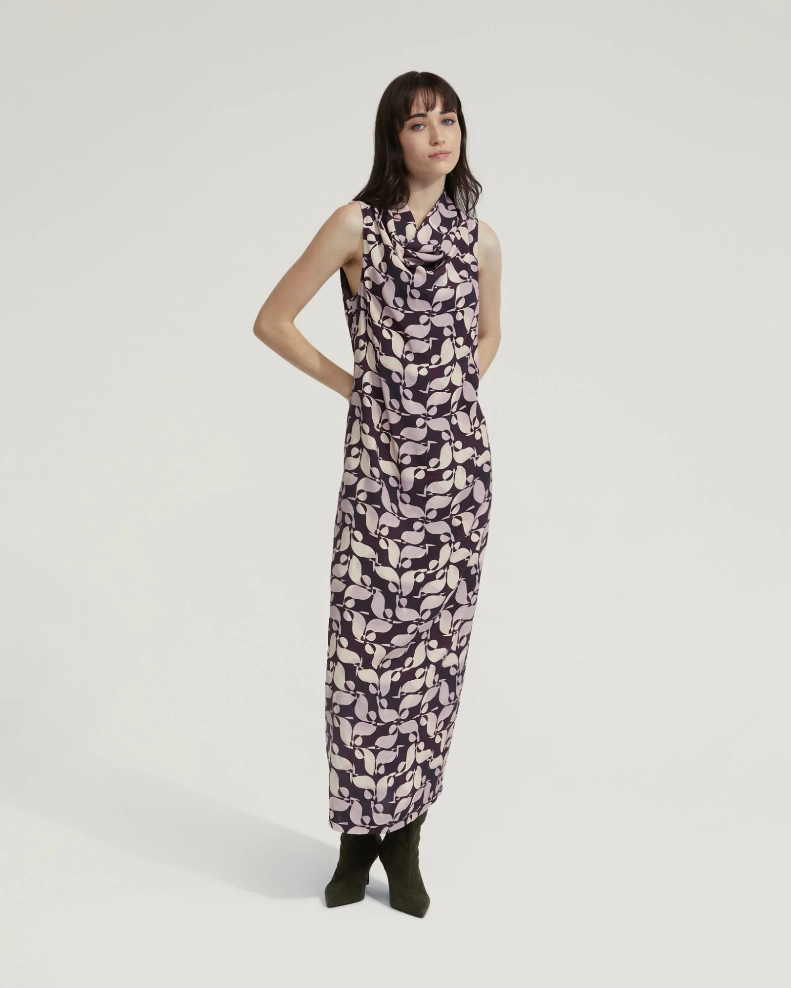 Natasha Printed Dress - Image 5