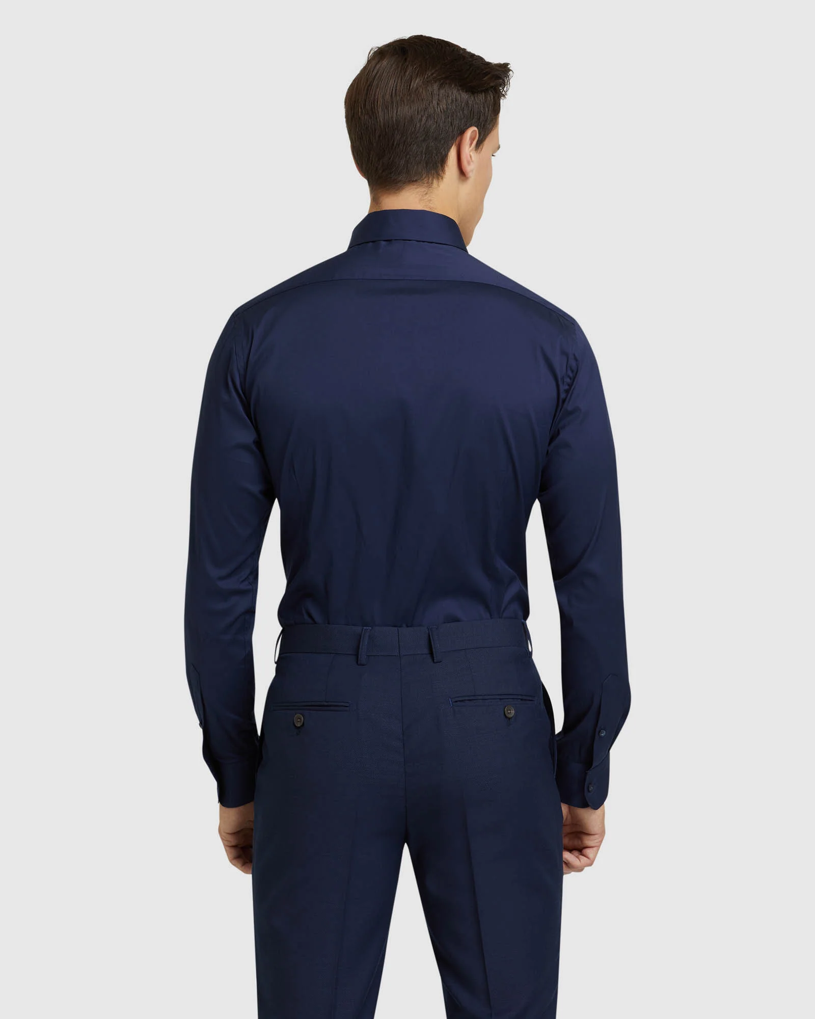 Navy Stretch Travel Shirt - Image 3