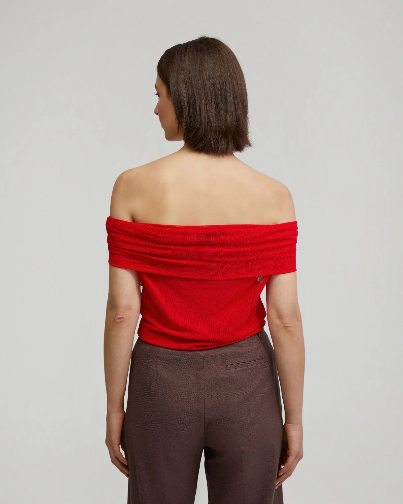 Nia Mesh Off-Shoulder Top - Image 12