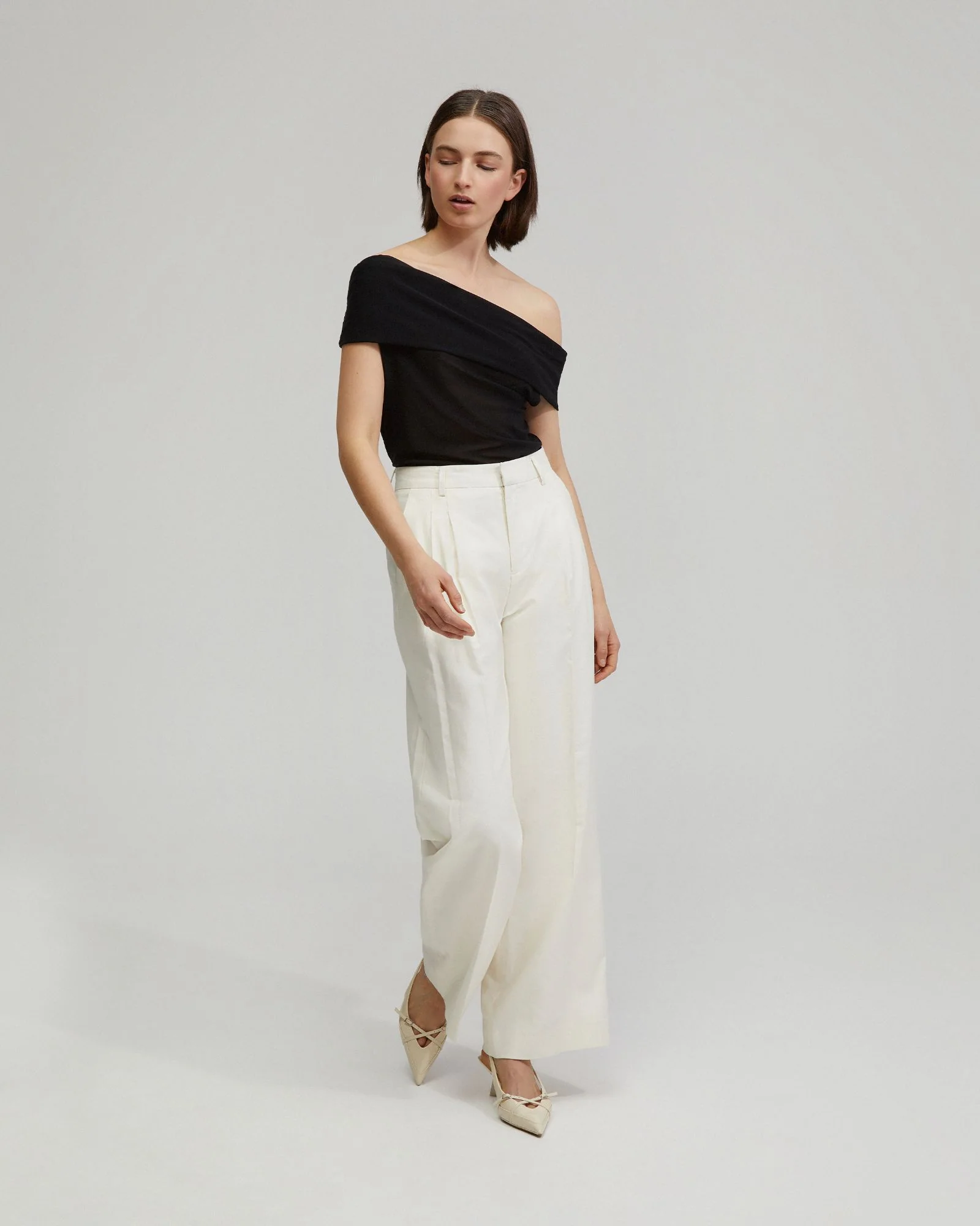 Nia Mesh Off-Shoulder Top - Image 22