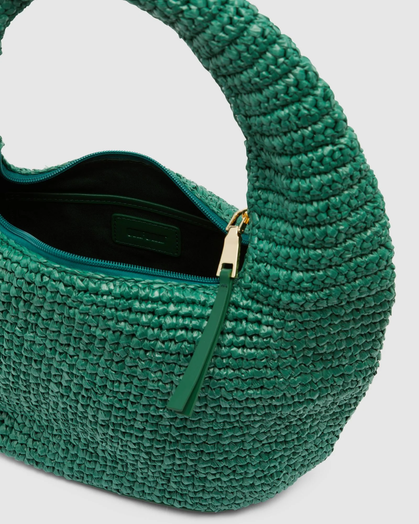 Nina Raffia Shoulder Bag - Image 4