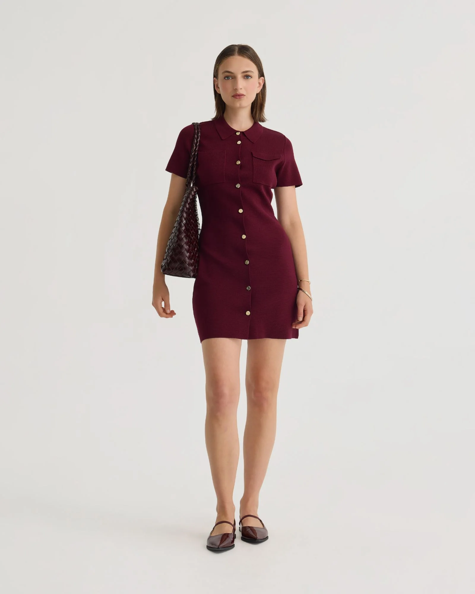 Olive Knitted Mini Dress - Image 15