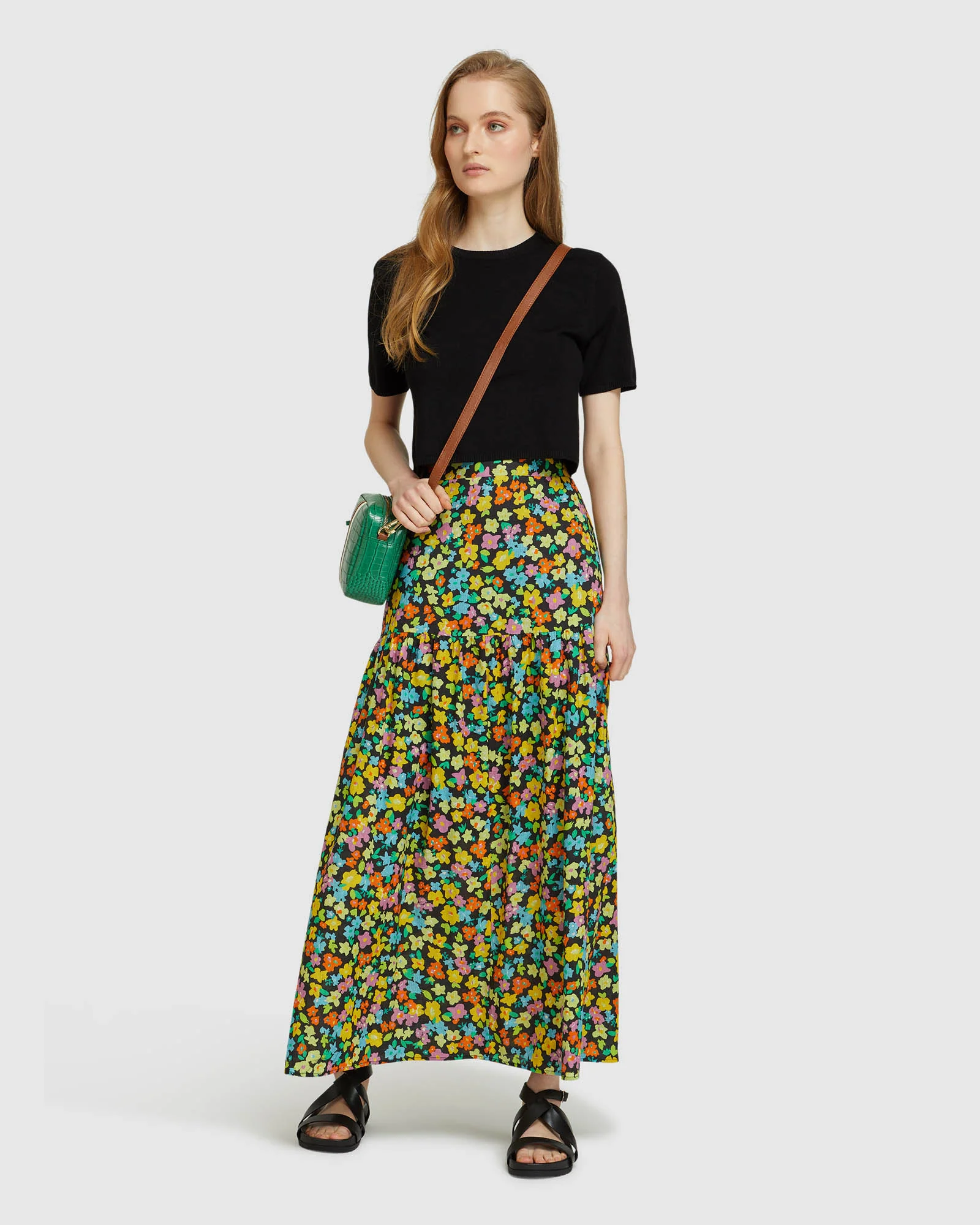 Olivia Ditzy Floral Mxi Skirt - Image 5