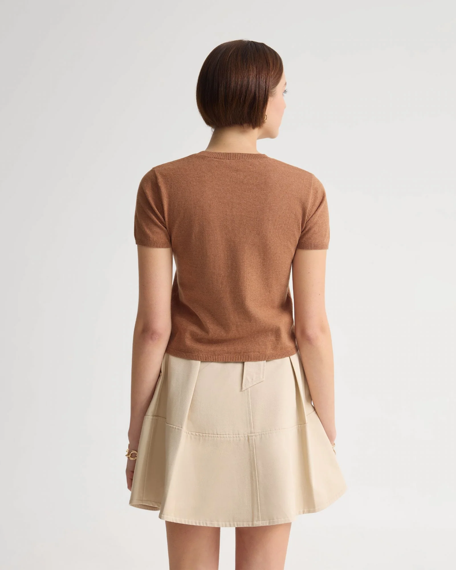 Olivia Crop Cashmere Knit - Image 15