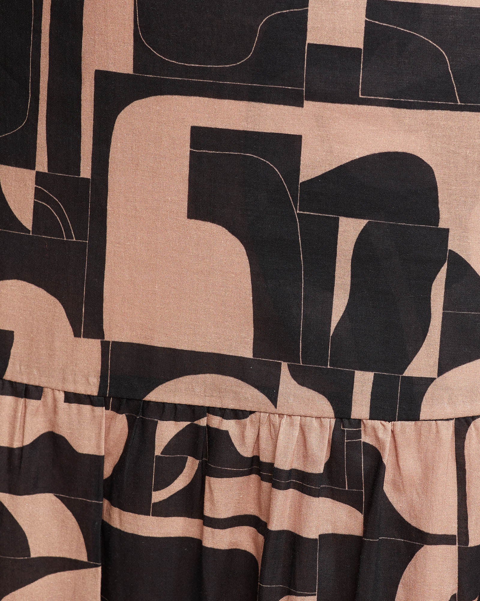 Olivia Geo Print Voile Skirt - Image 6