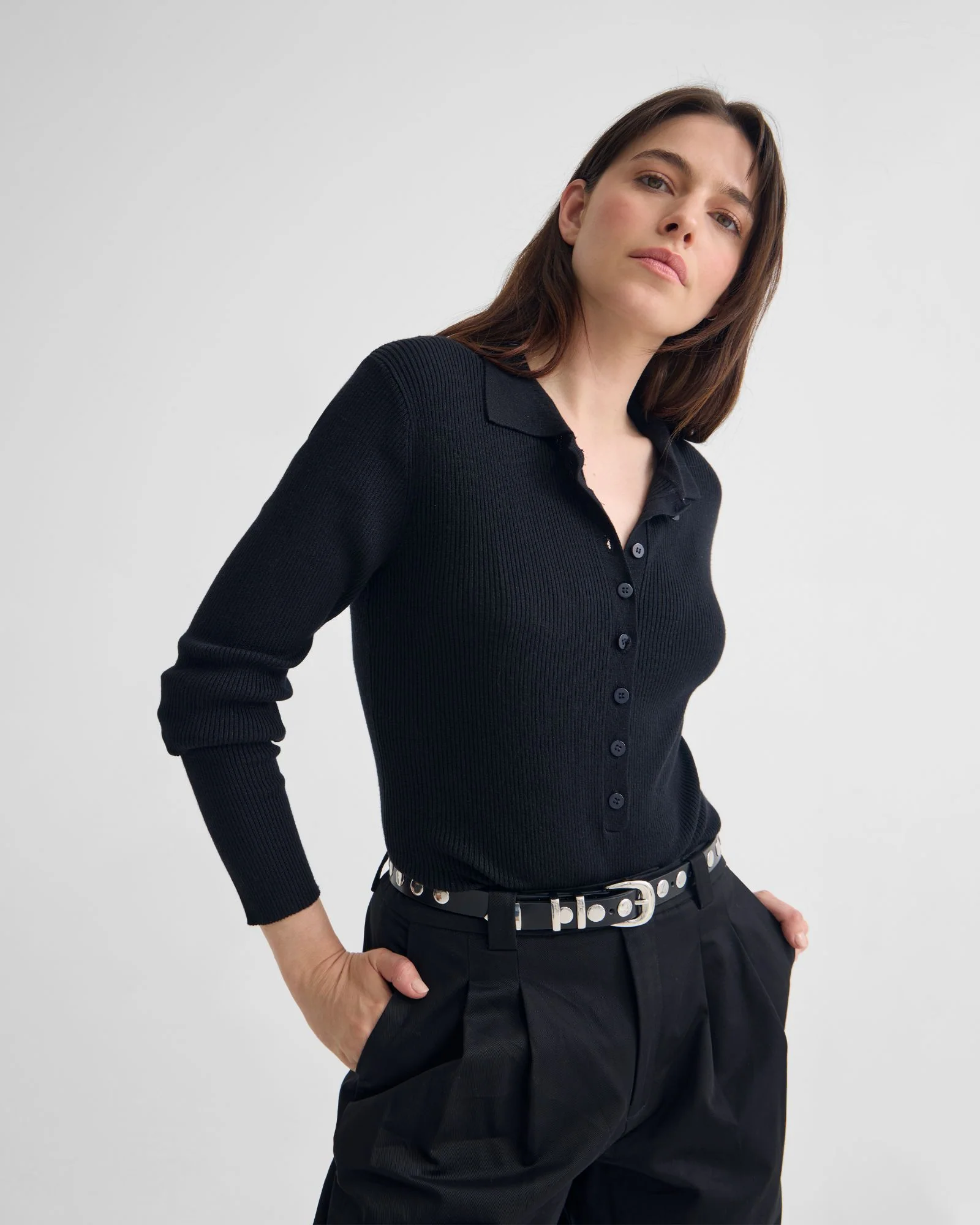 Onyx Ribbed Bodysuit - Image 16