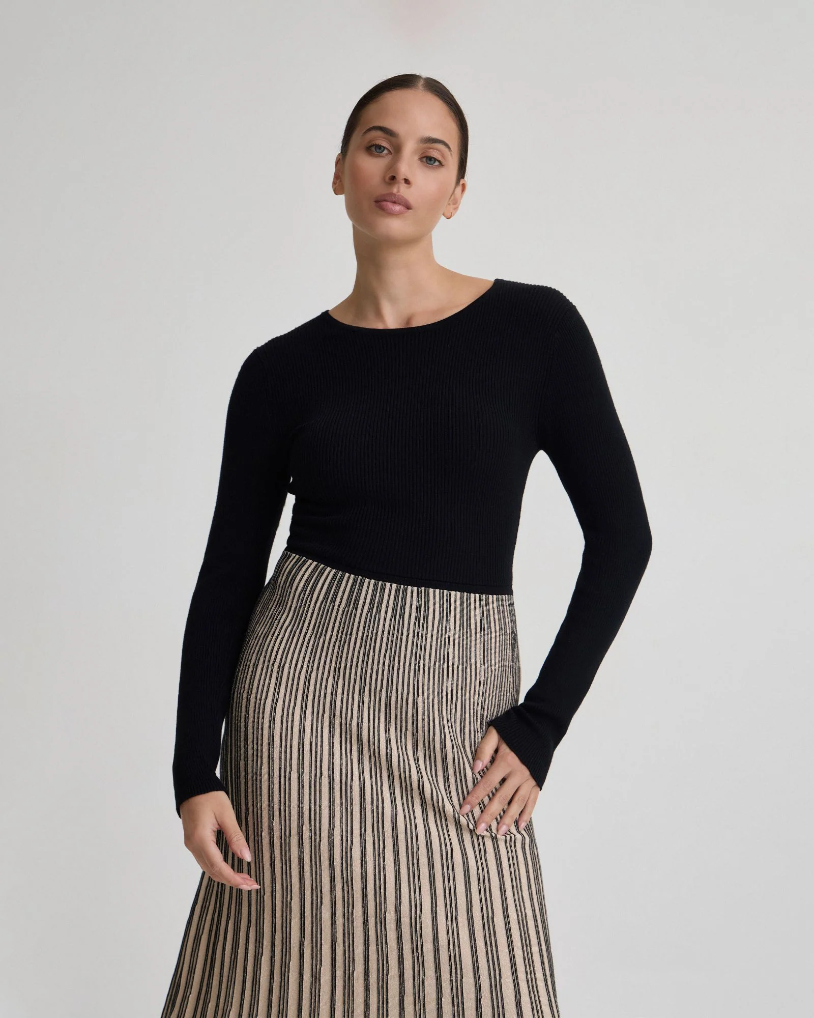 Paige Stretch Knitted Dress - Image 10