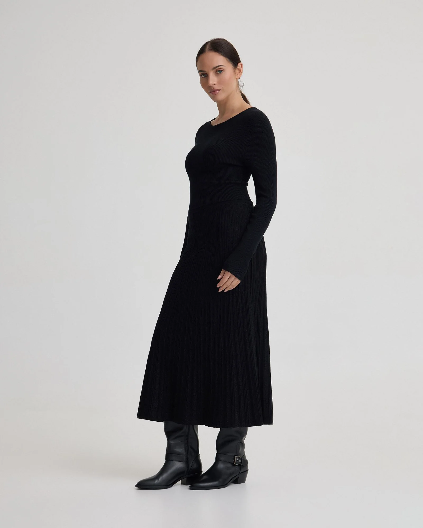 Paige Stretch Knitted Dress - Image 2