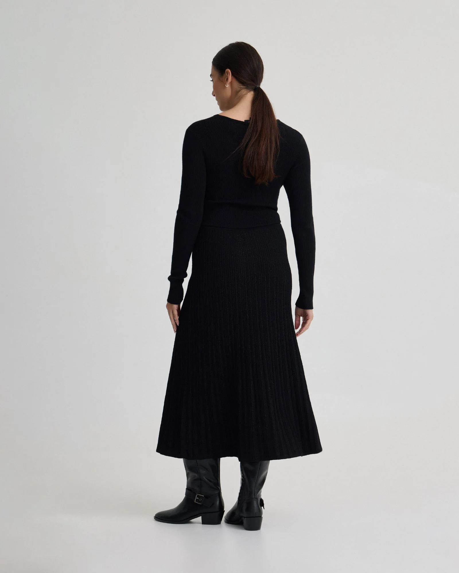 Paige Stretch Knitted Dress - Image 3