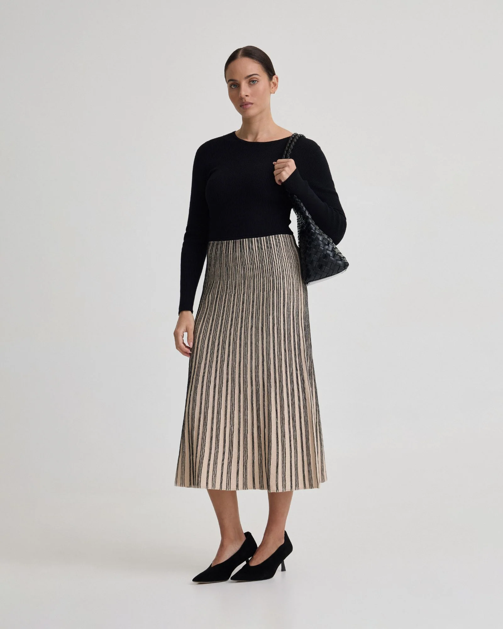 Paige Stretch Knitted Dress - Image 7